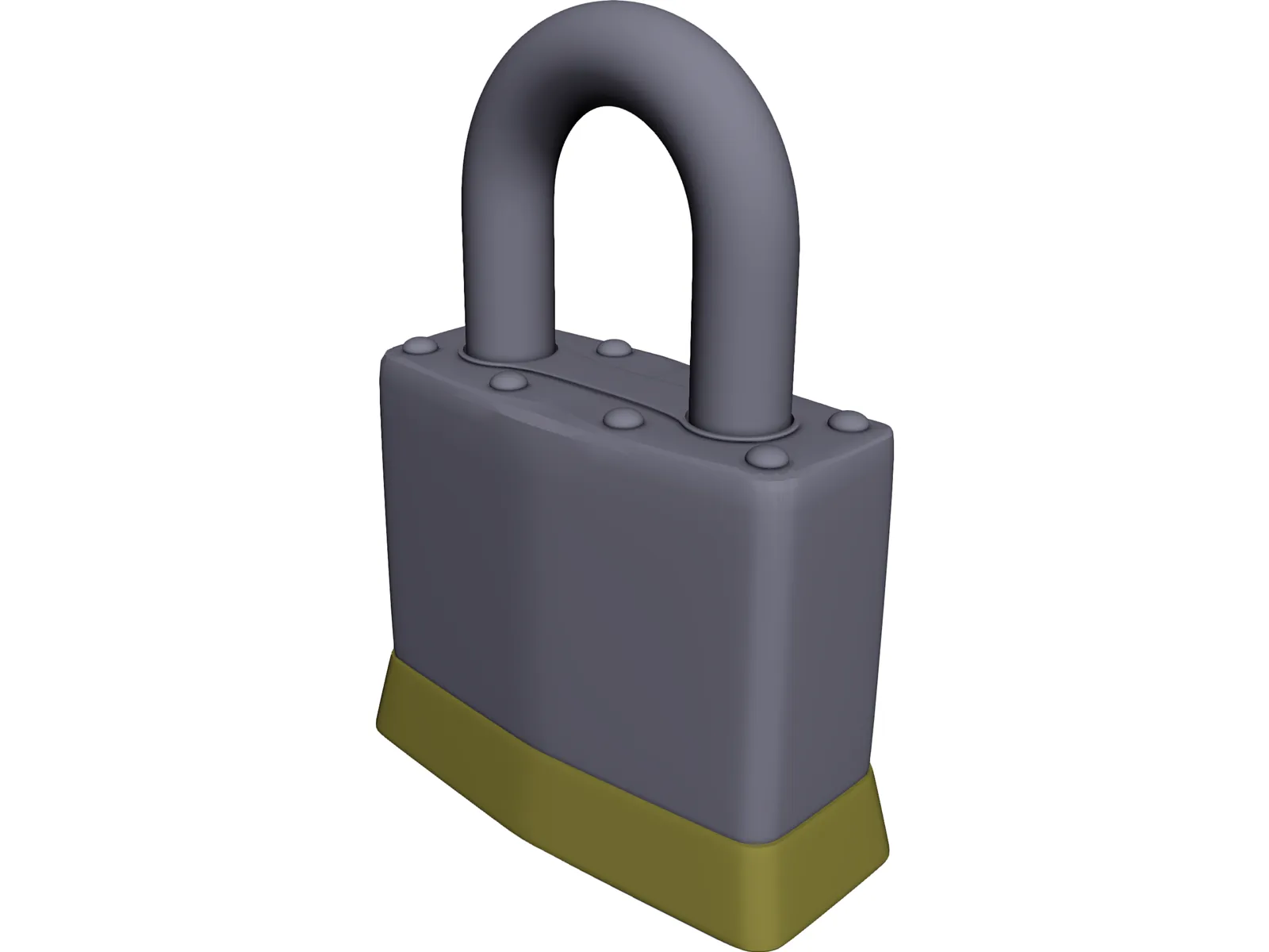 MasterLock 3D Model main preview