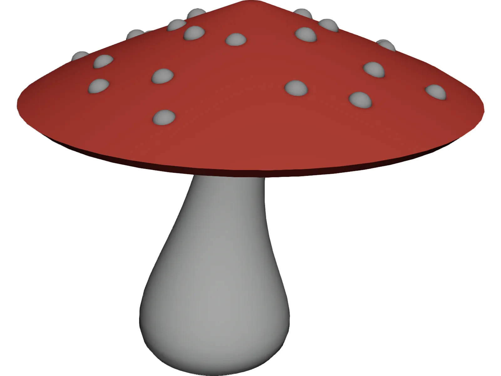 Magic Mushroom 3D Model main preview