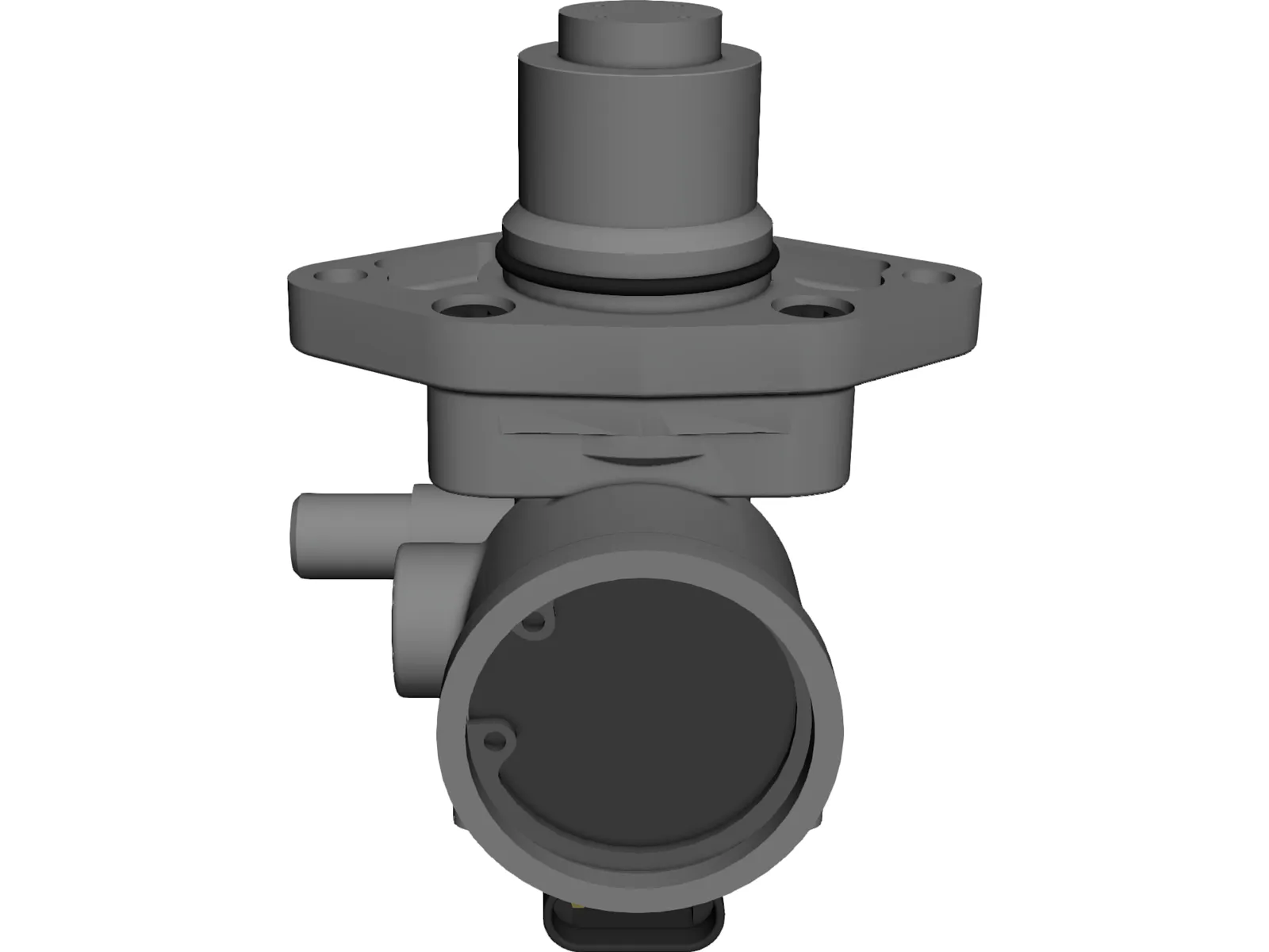 High pressure car fuel pump 3D Model main preview