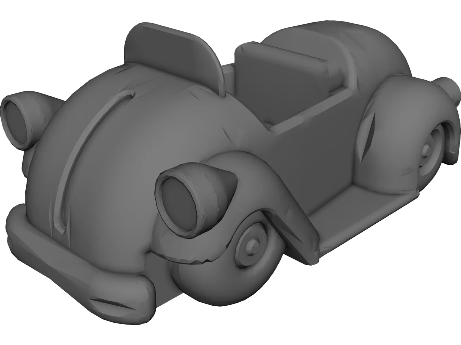 Toy Car 3D Model main preview