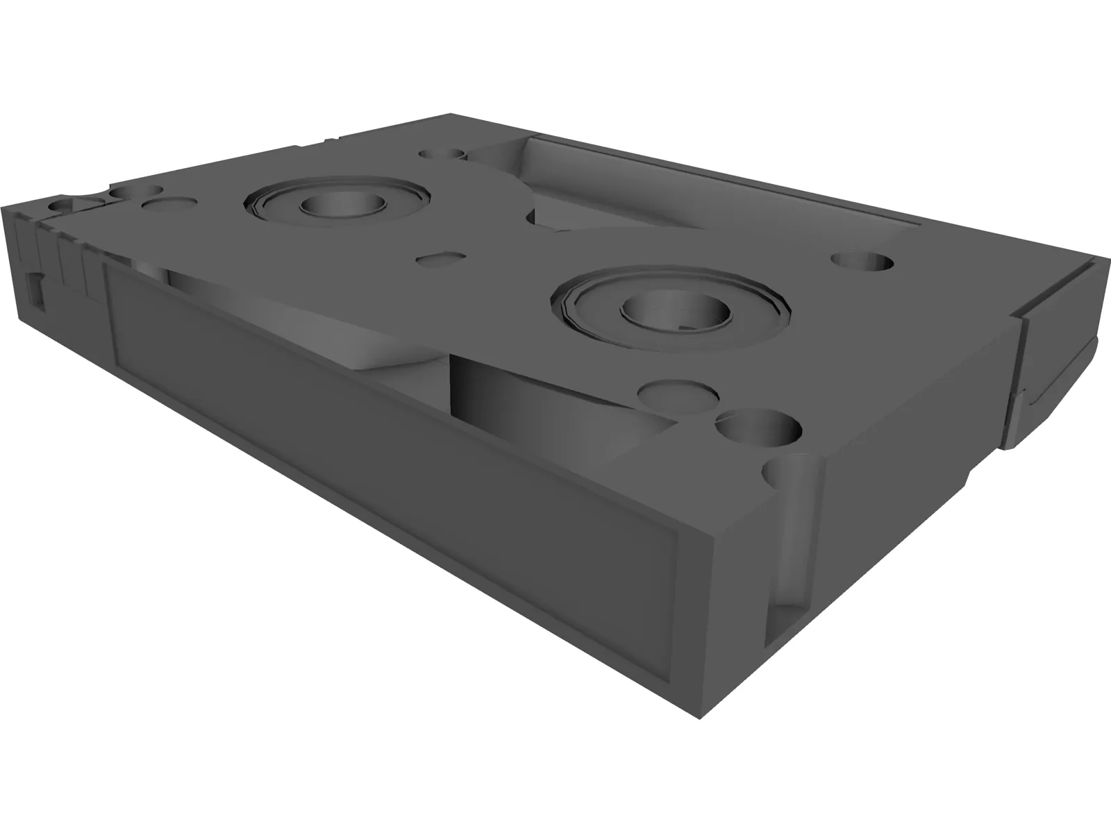 Panasonic MiniDV Cassette 3D Model main preview
