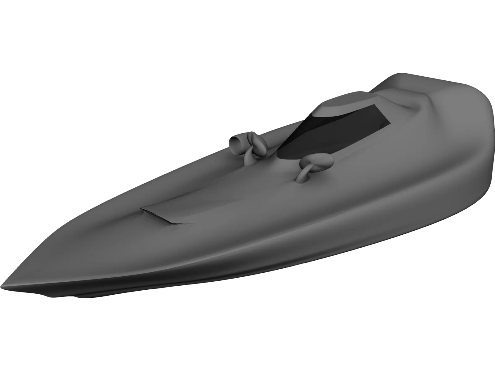 Boat 3D Model main preview