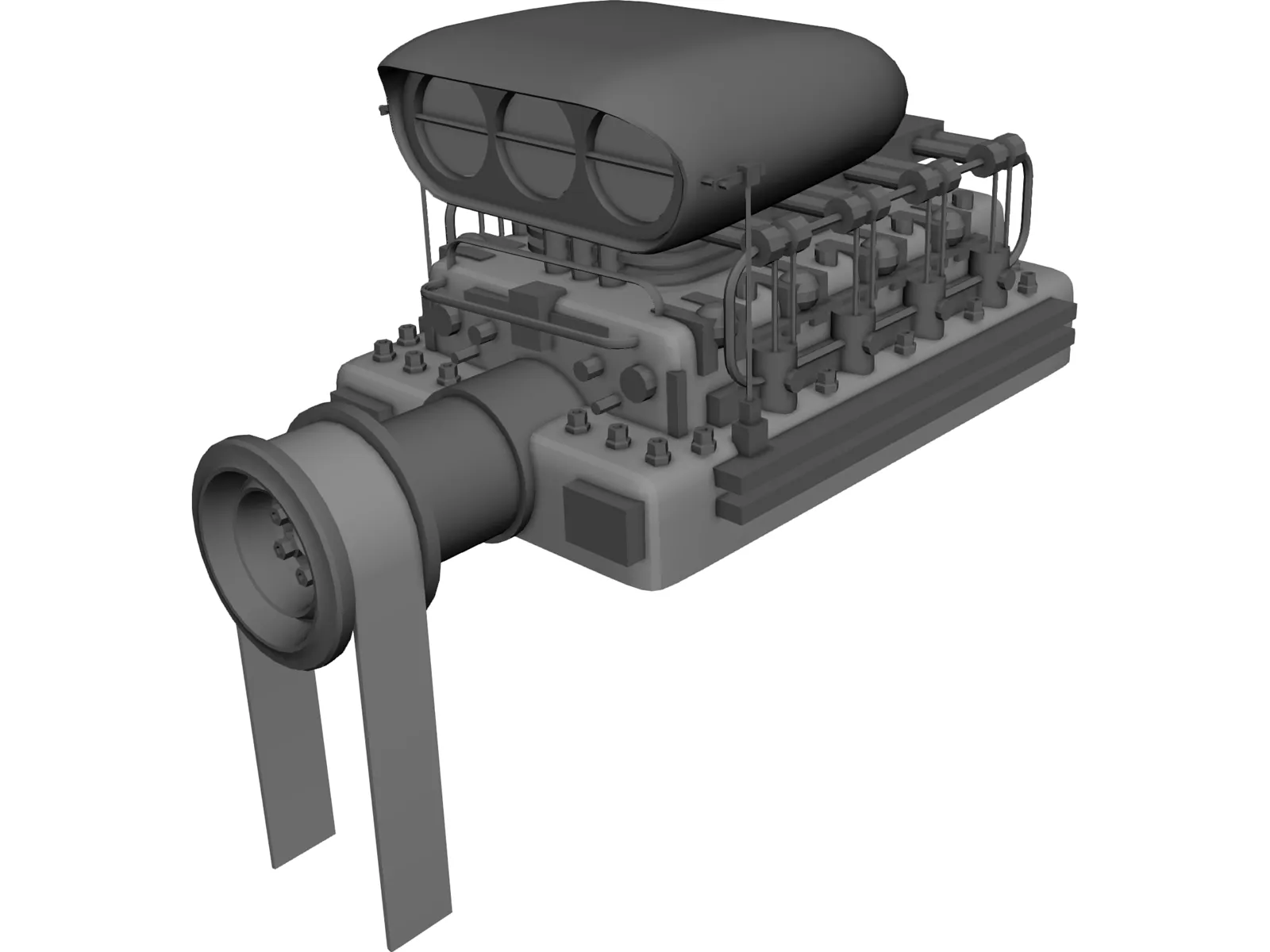 Blower 3D Model main preview