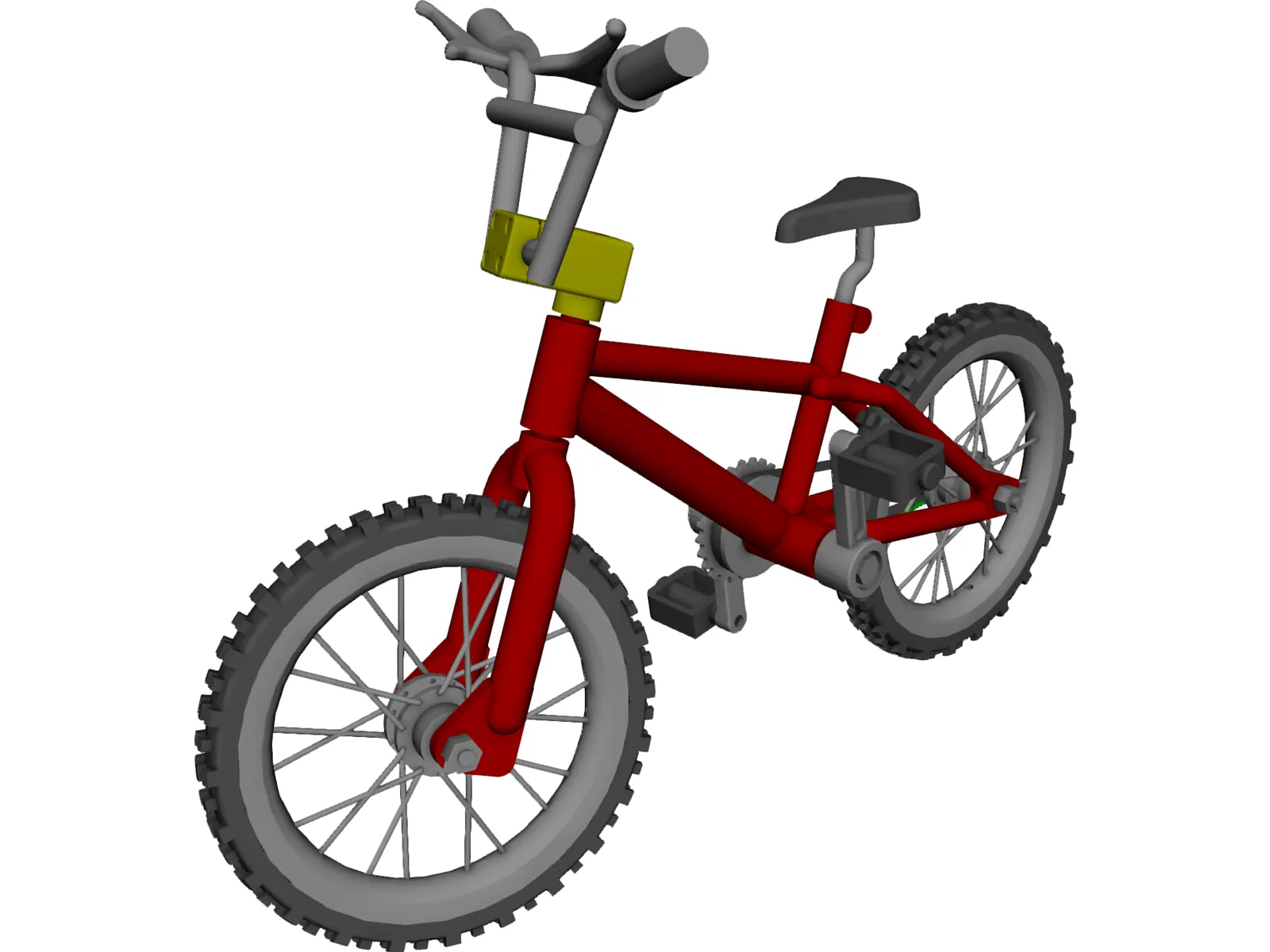 Bicycle 3D Model main preview