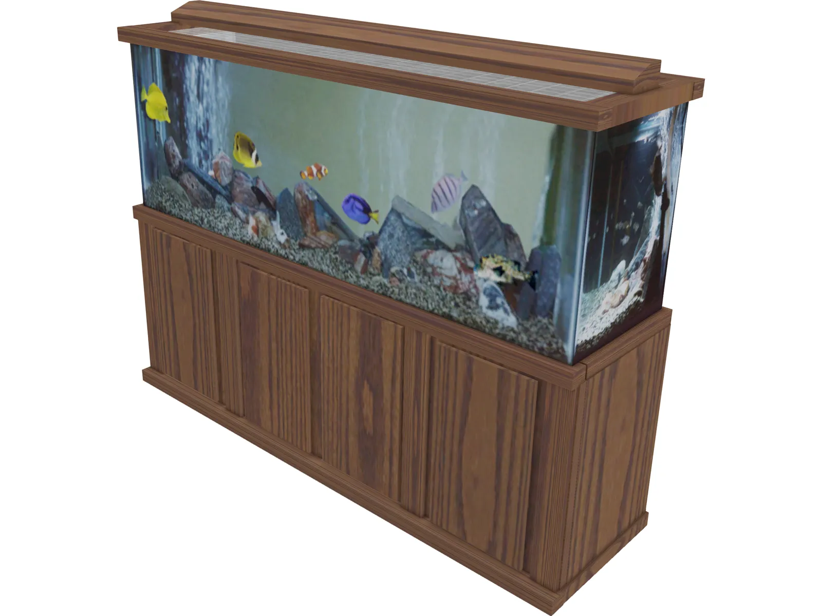 Aquarium 3D Model main preview