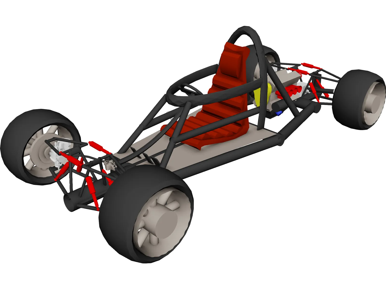 Buggy 3D Model main preview