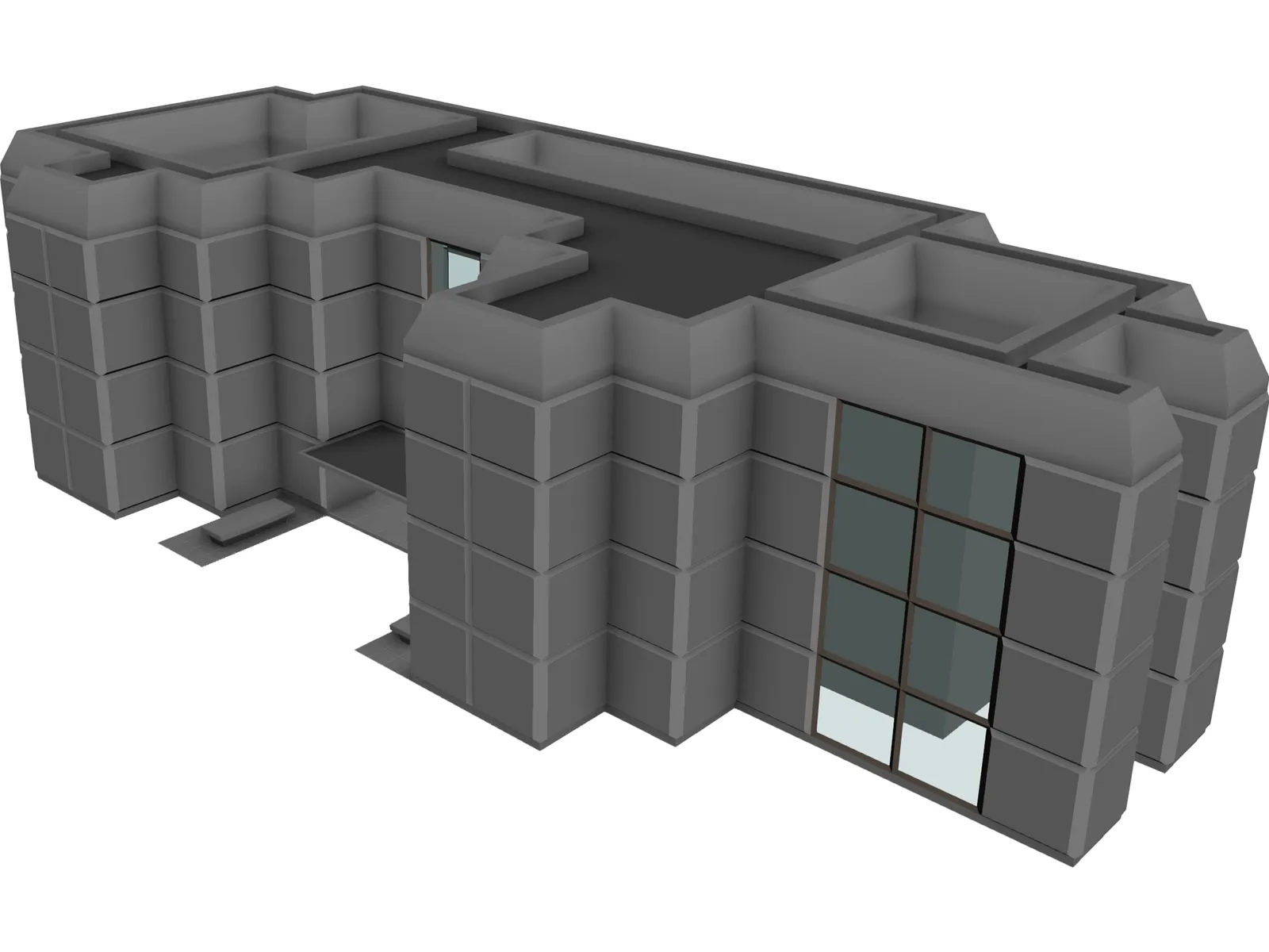 Office Building 3D Model main preview