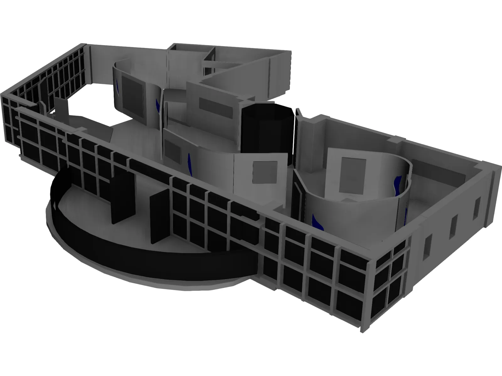 Art Gallery 3D Model main preview