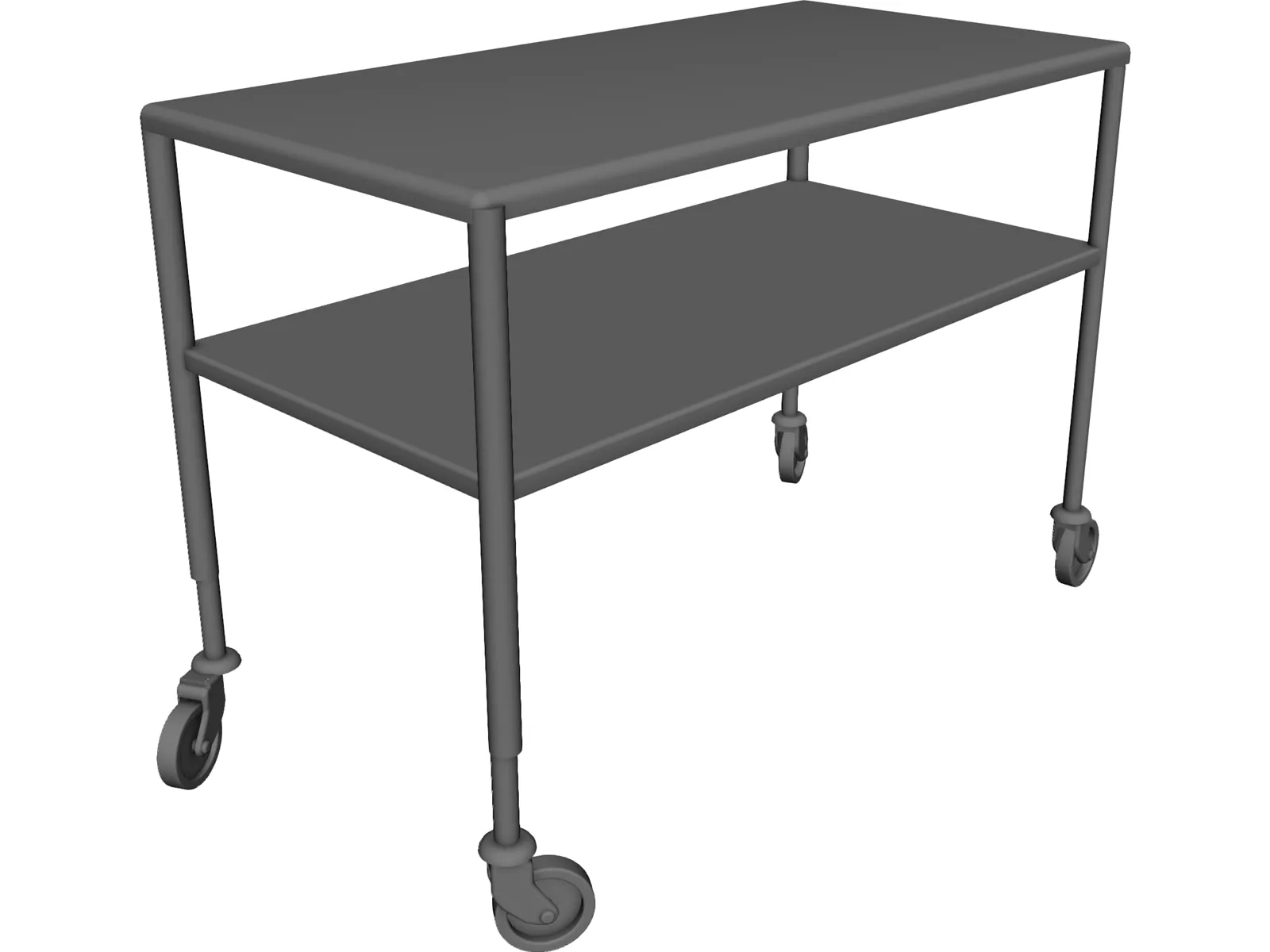 Trolley Hotel 3D Model main preview