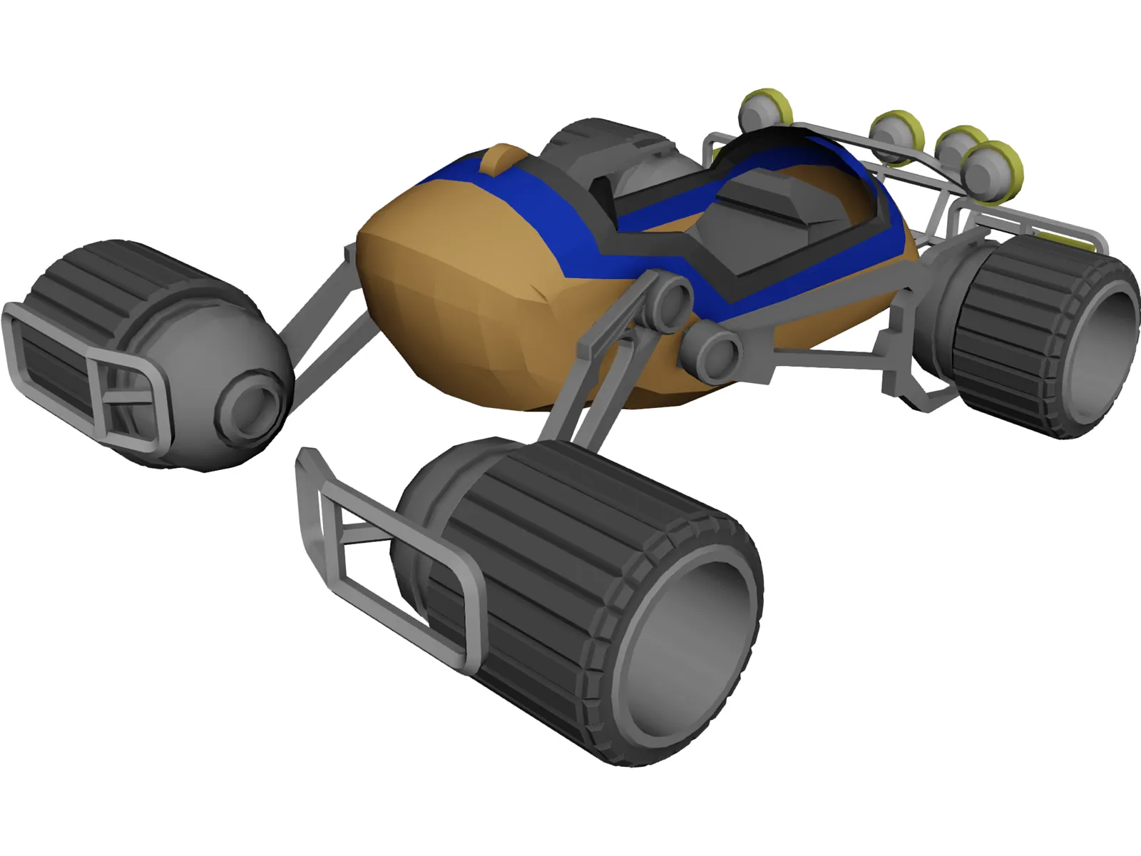 Buggy 3D Model main preview
