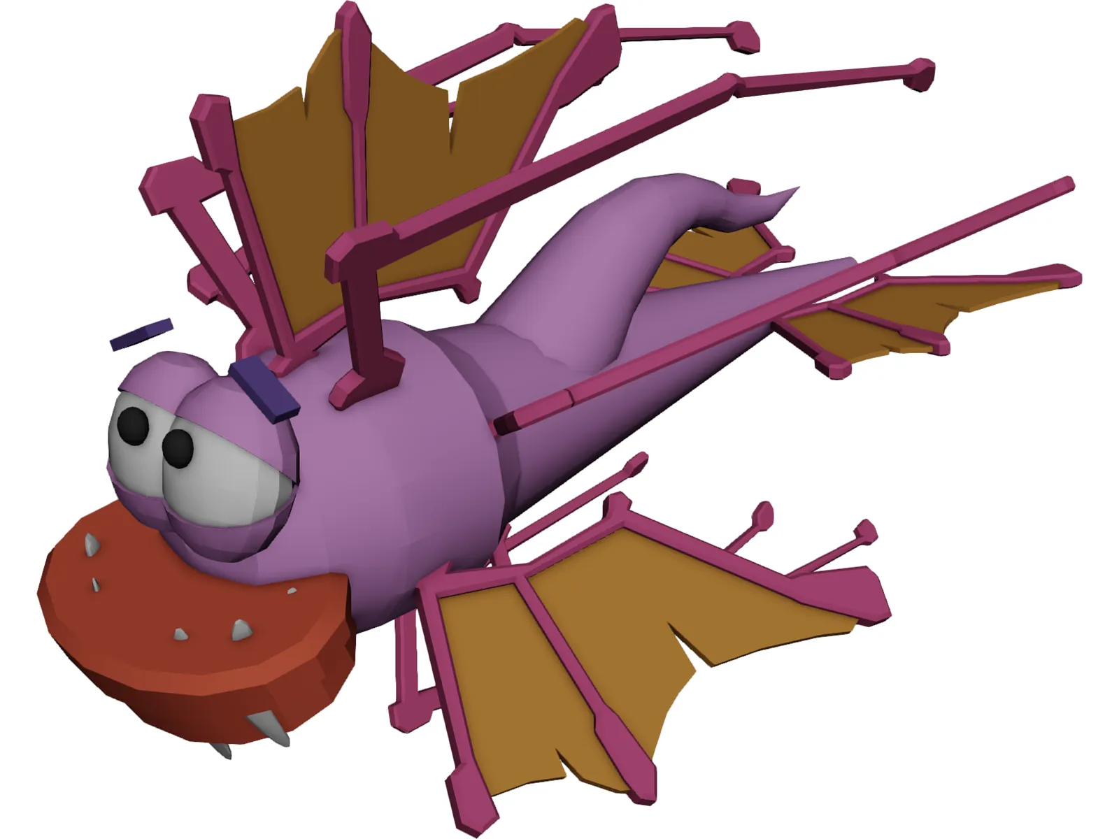 Fish 3D Model main preview