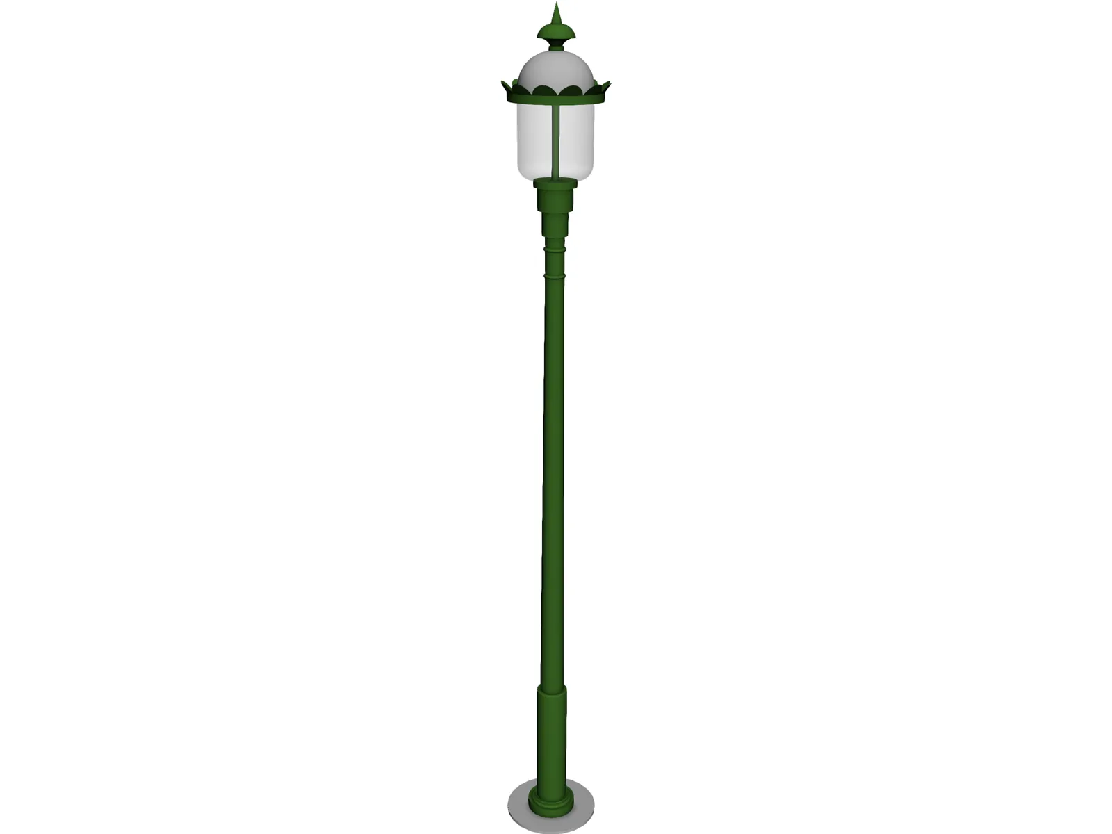 Classic Street Light 3D Model main preview