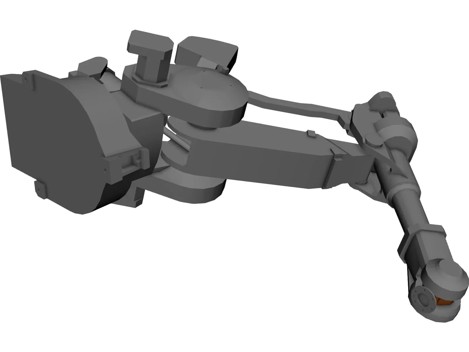 Six Axis Robot ABB4400_45 3D Model main preview