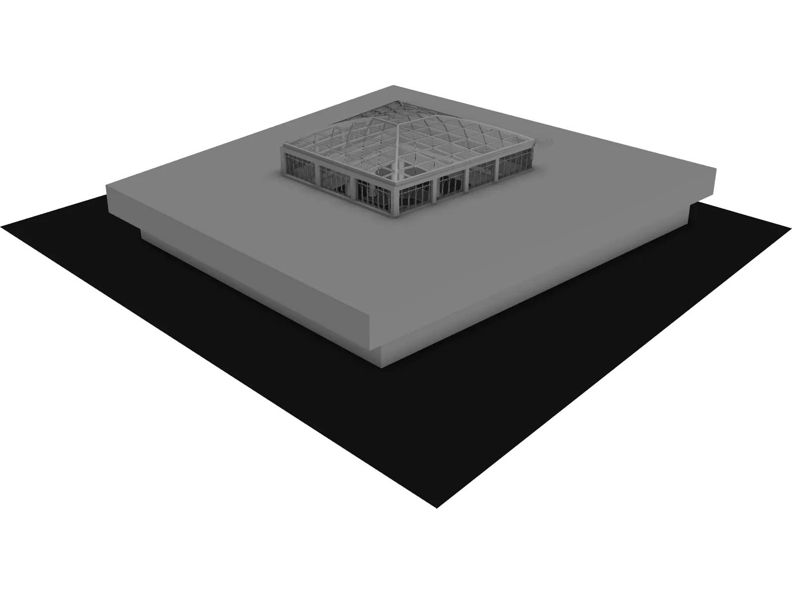 Building Skylight 3D Model main preview