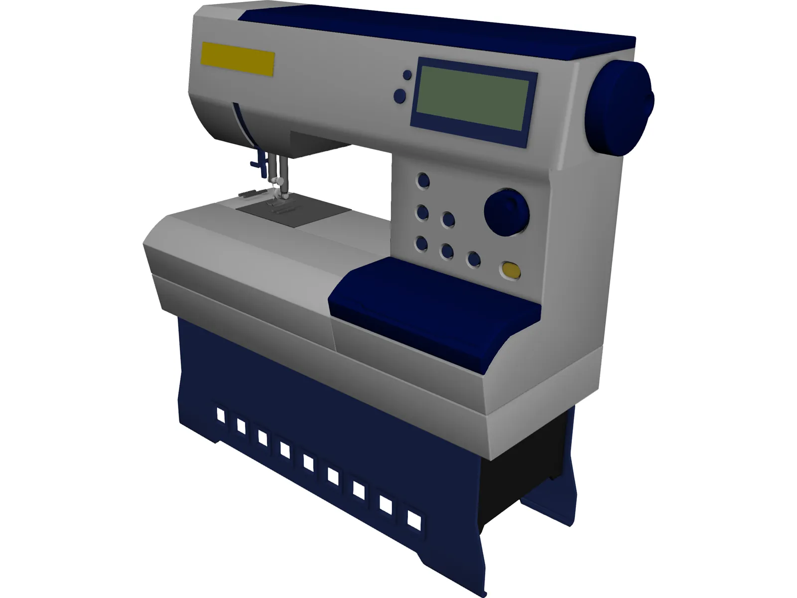 Sewing Machine 3D Model main preview