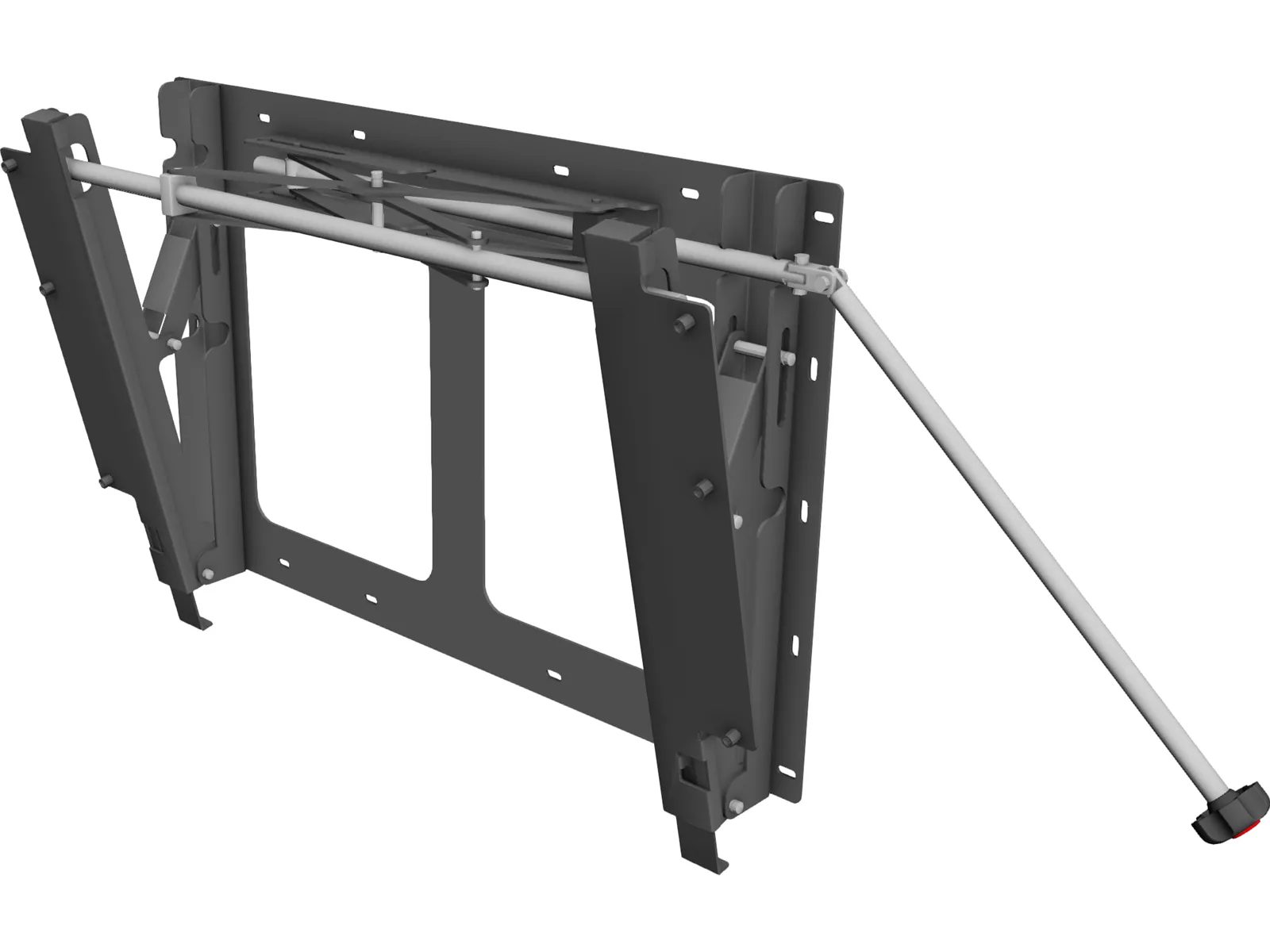 LCD TV Wall Stand 3D Model main preview