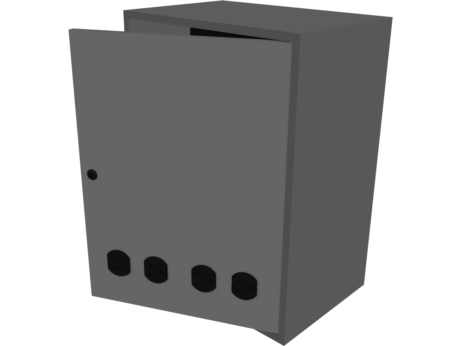 Electrical Box 3D Model main preview