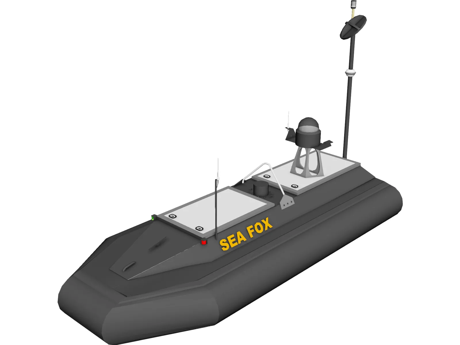 SeaFox 3D Model main preview
