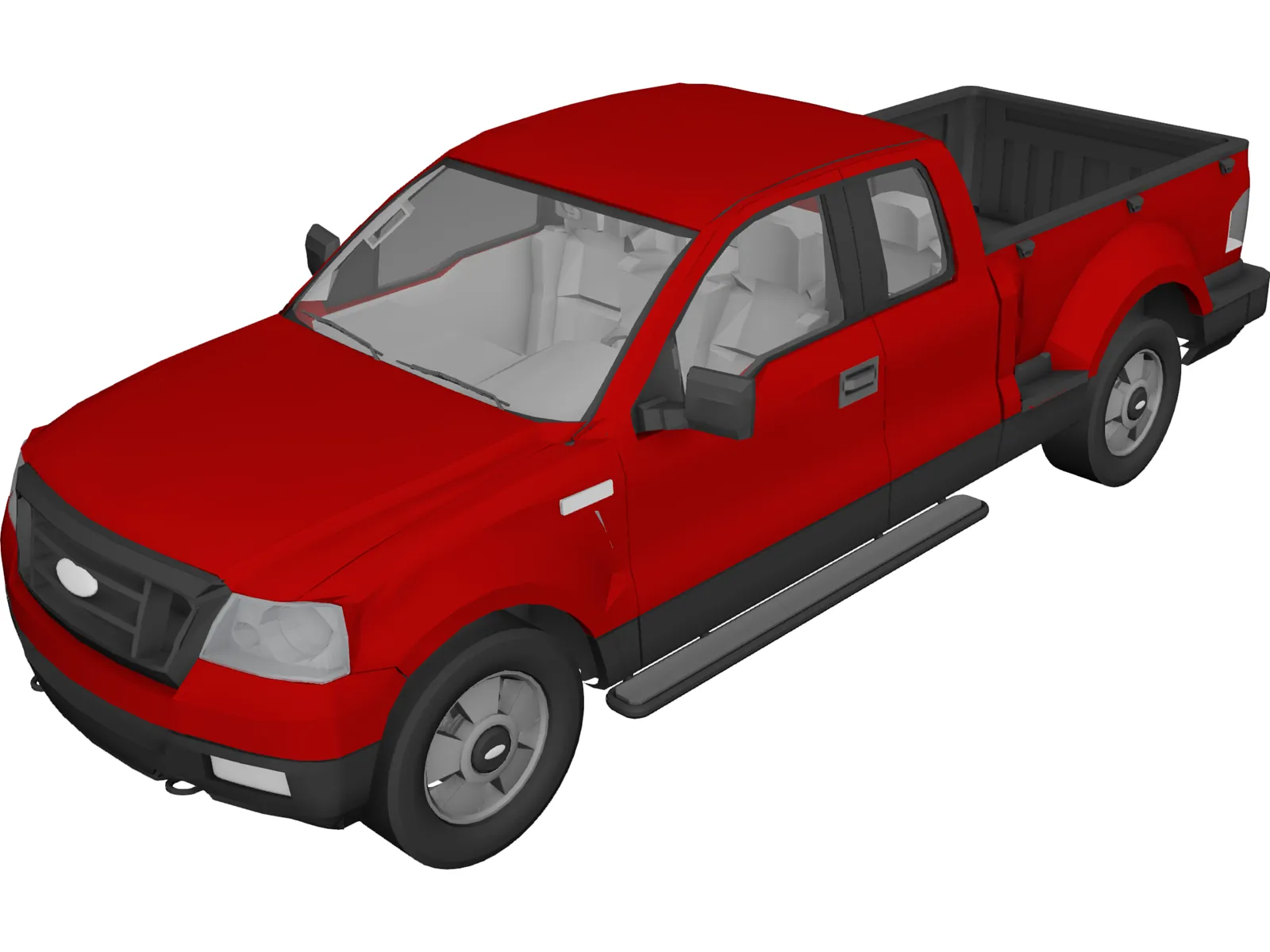 Ford F-150 Pickup 3D Model main preview