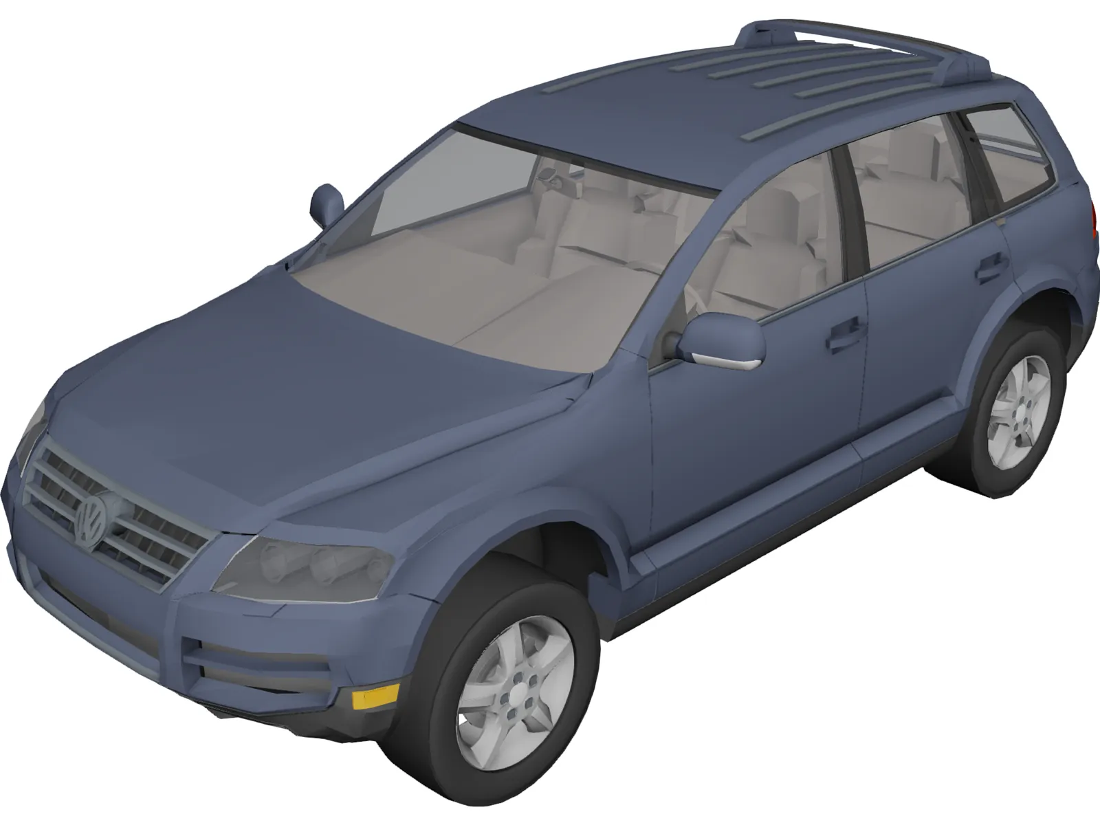 Volkswagen Touareg 3D Model main preview