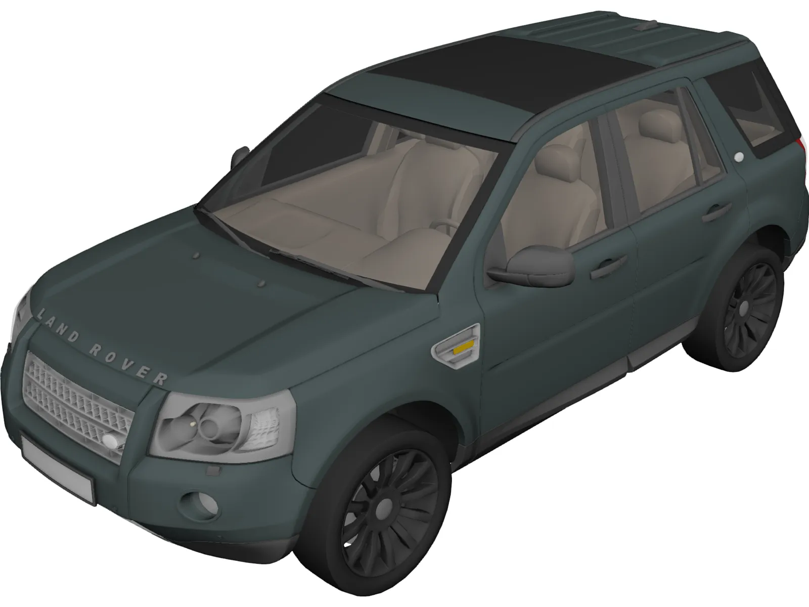 Land Rover Freelander 3D Model main preview