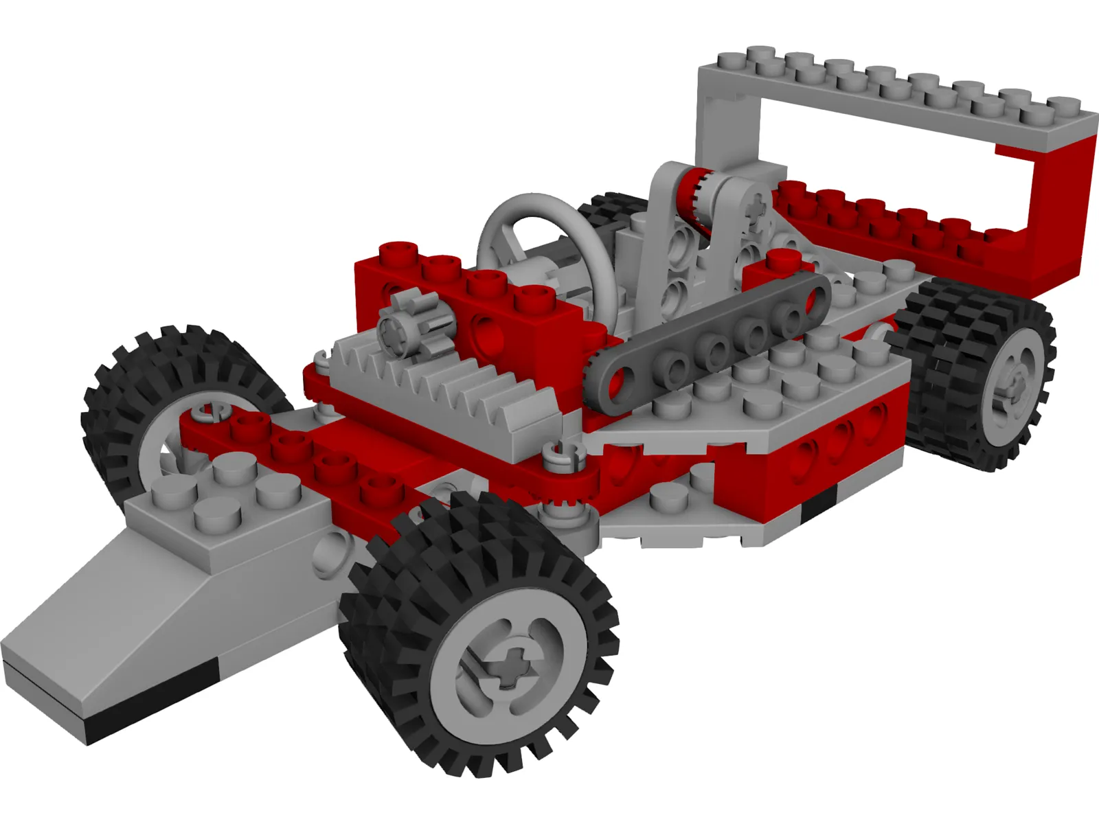 Toy Car 3D Model main preview