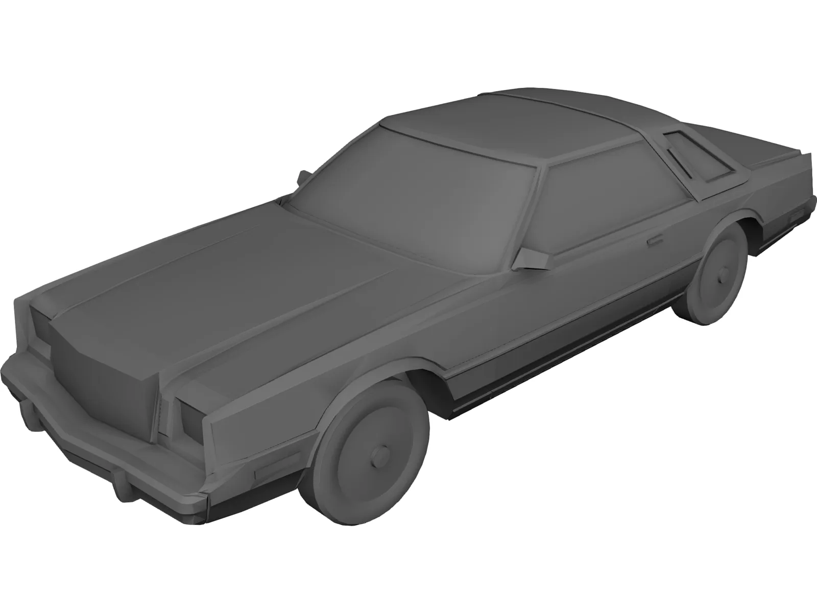 Chrysler Cordoba 3D Model main preview