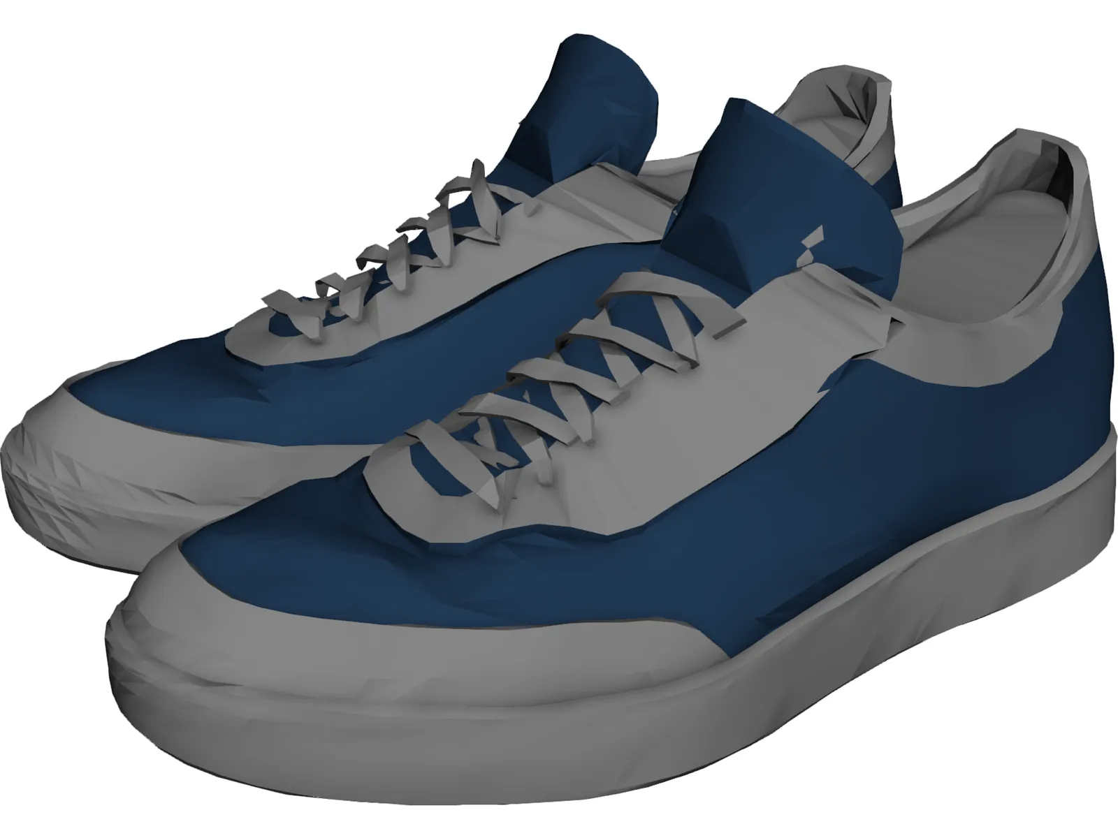 Mens shoes 3D Model main preview