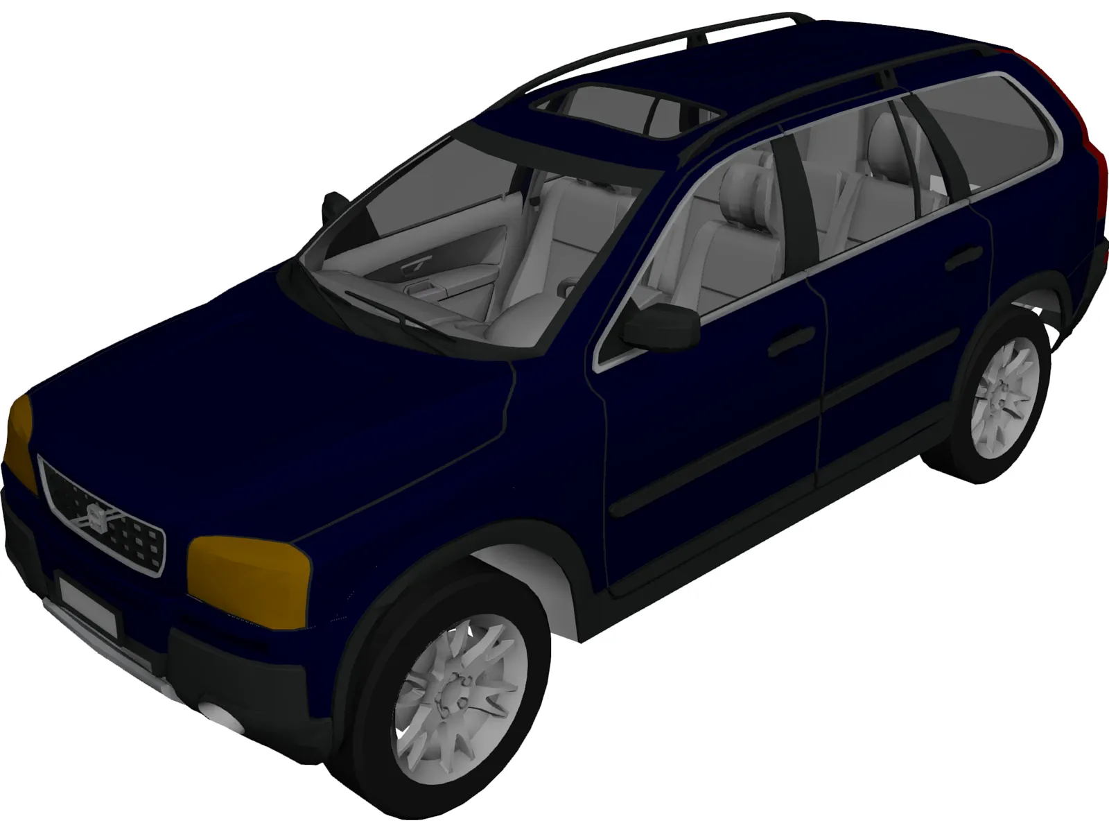 Volvo XC90 3D Model main preview