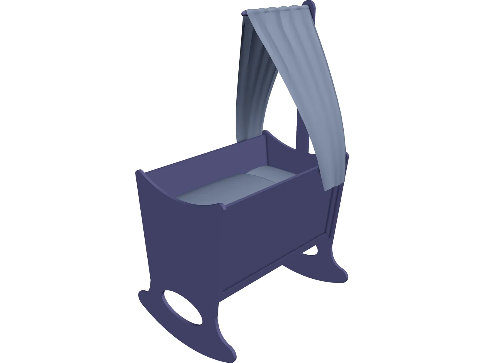 Cradle 3D Model main preview