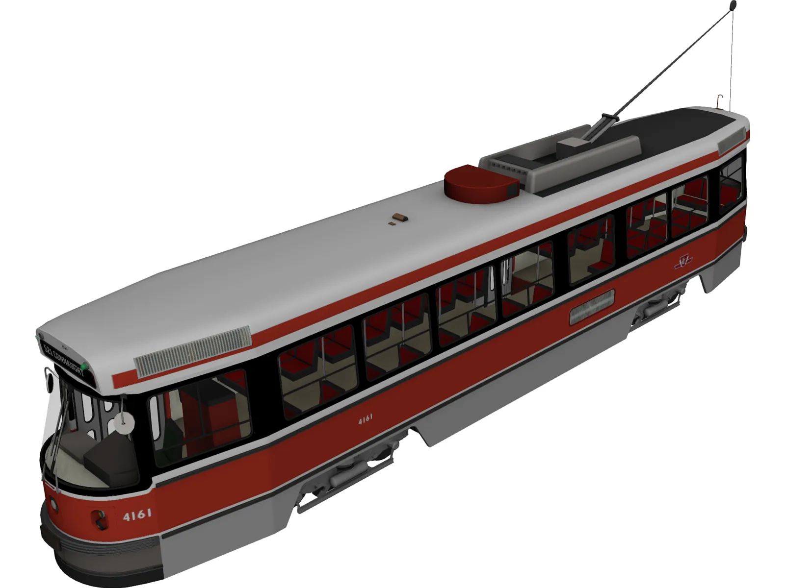 Toronto Coach 3D Model main preview