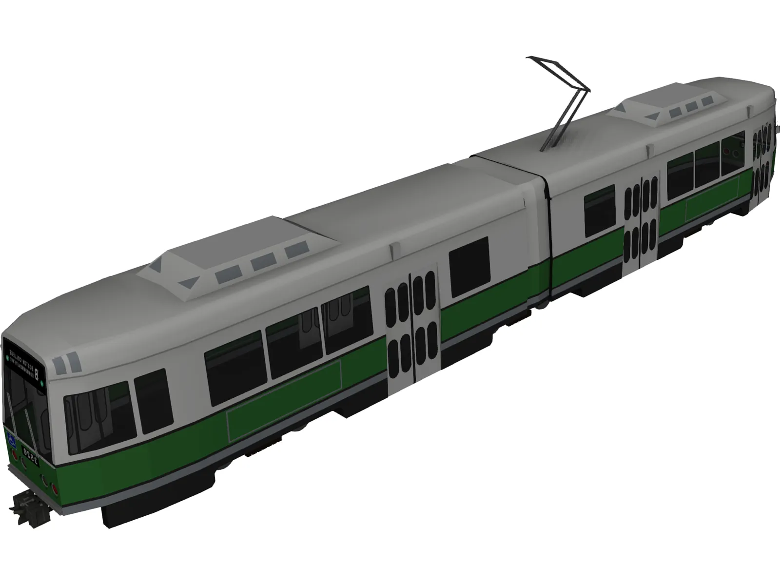 CLV Electric Cab 3D Model main preview