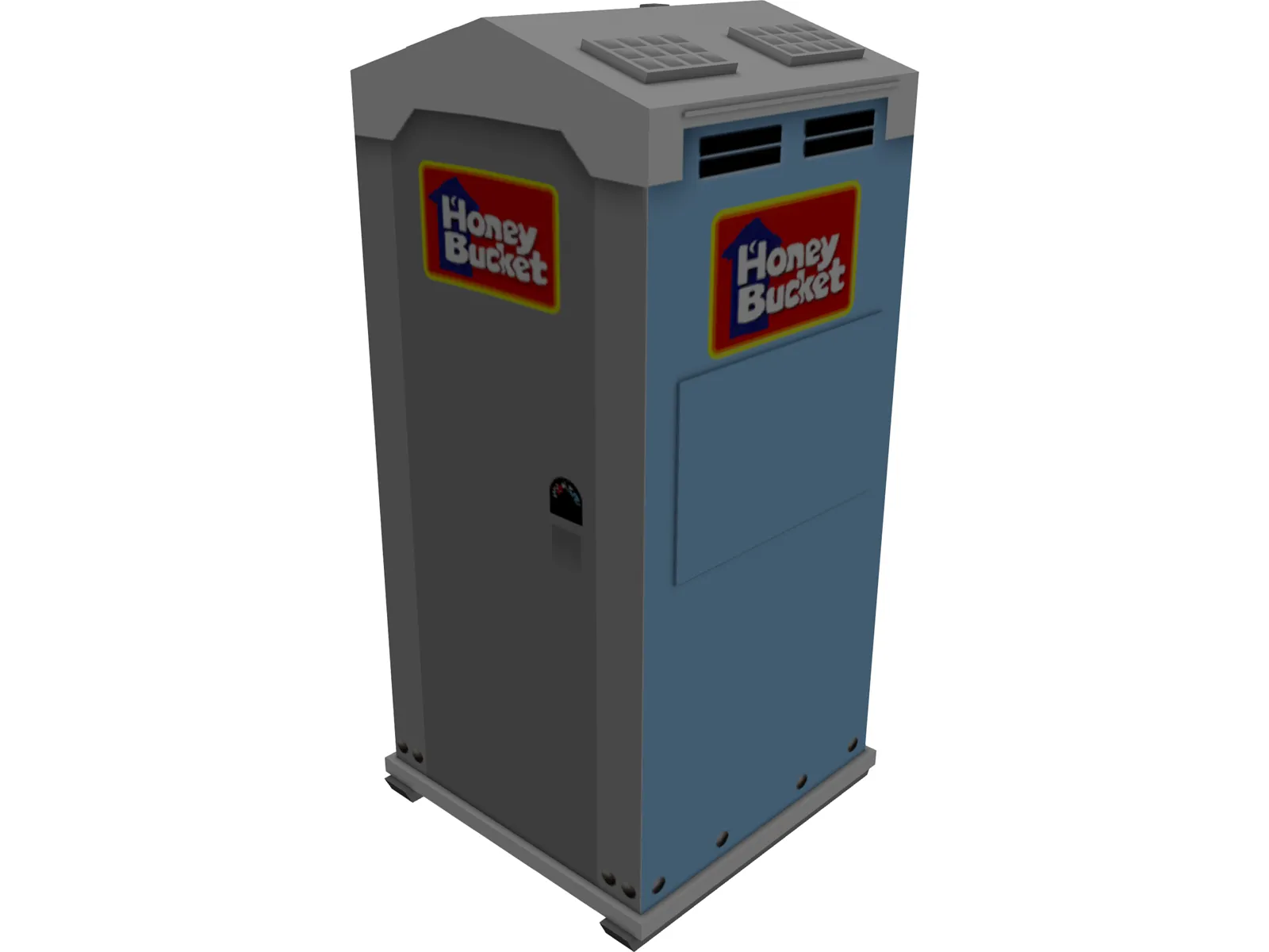 Dixy Toilet 3D Model main preview