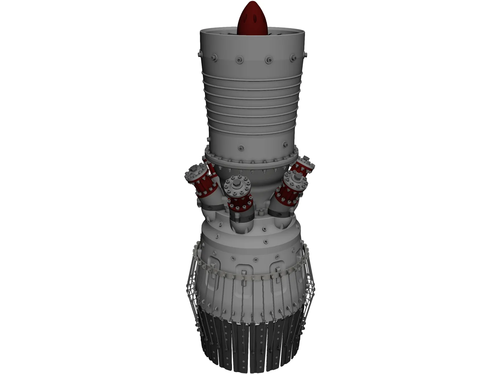 Jet Engine 3D Model main preview