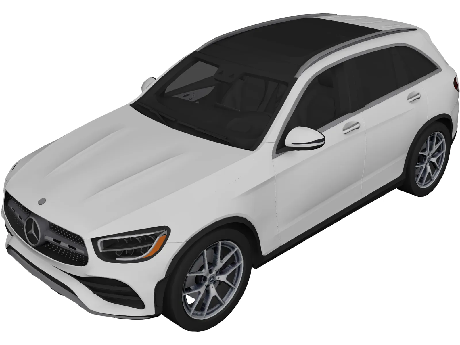 Mercedes-Benz GLC300 (2020) 3D Model main preview