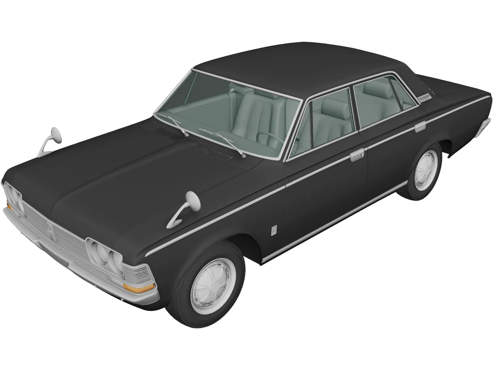 Toyota Crown (1967) 3D Model main preview