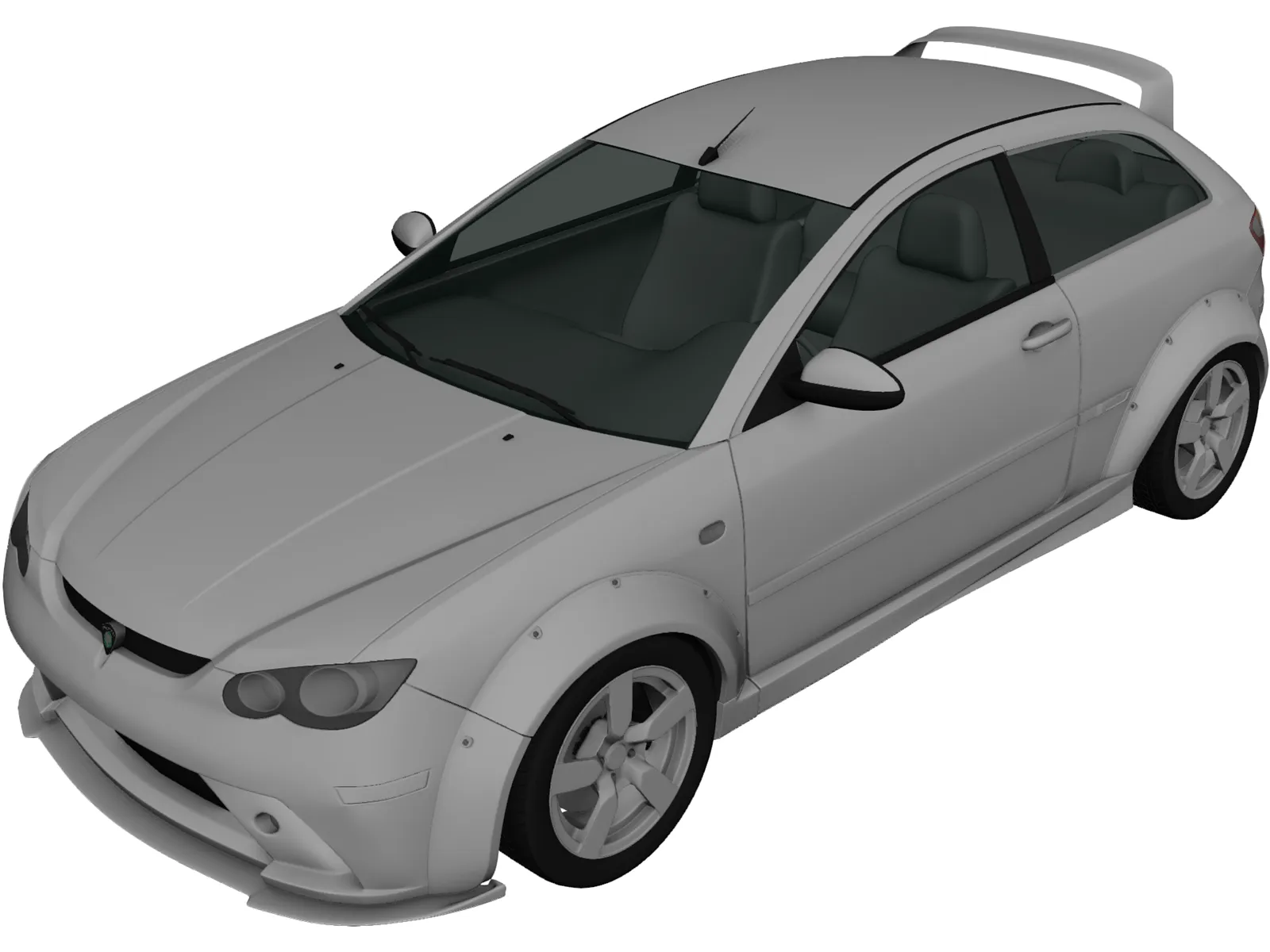Proton Satria Nea 1.6 3D Model main preview