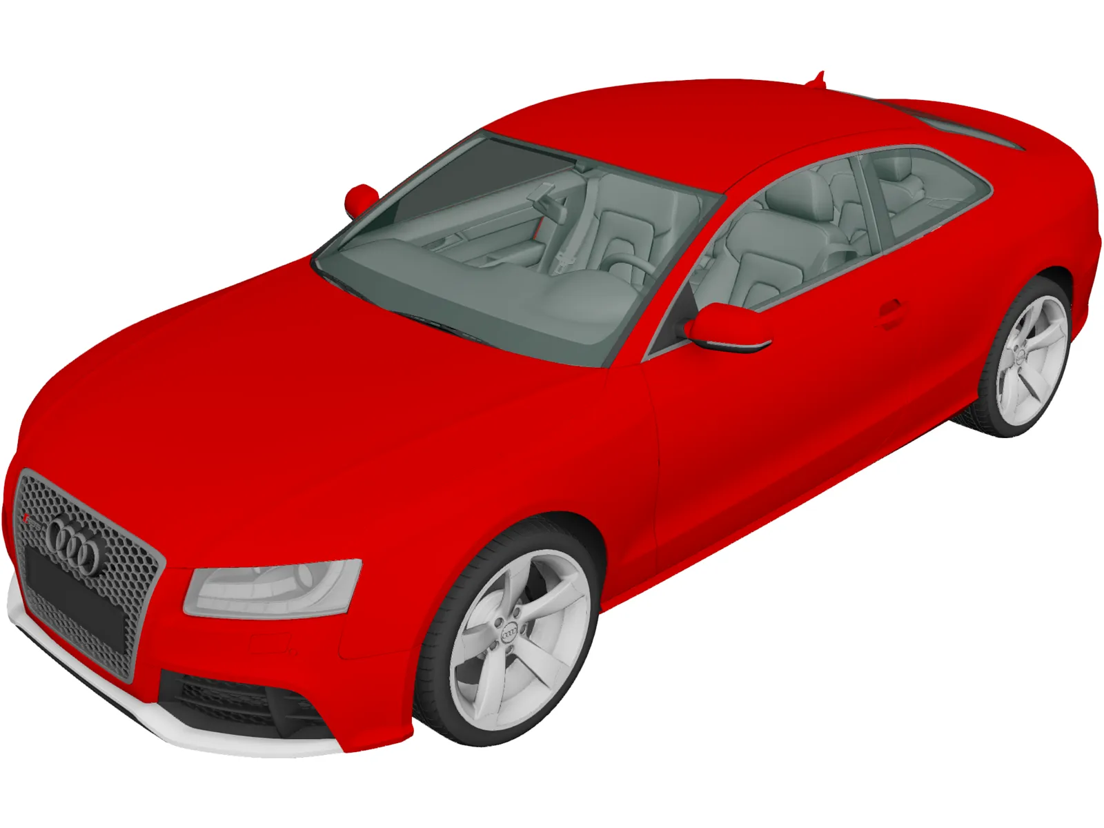 Audi RS5 (2011) 3D Model main preview