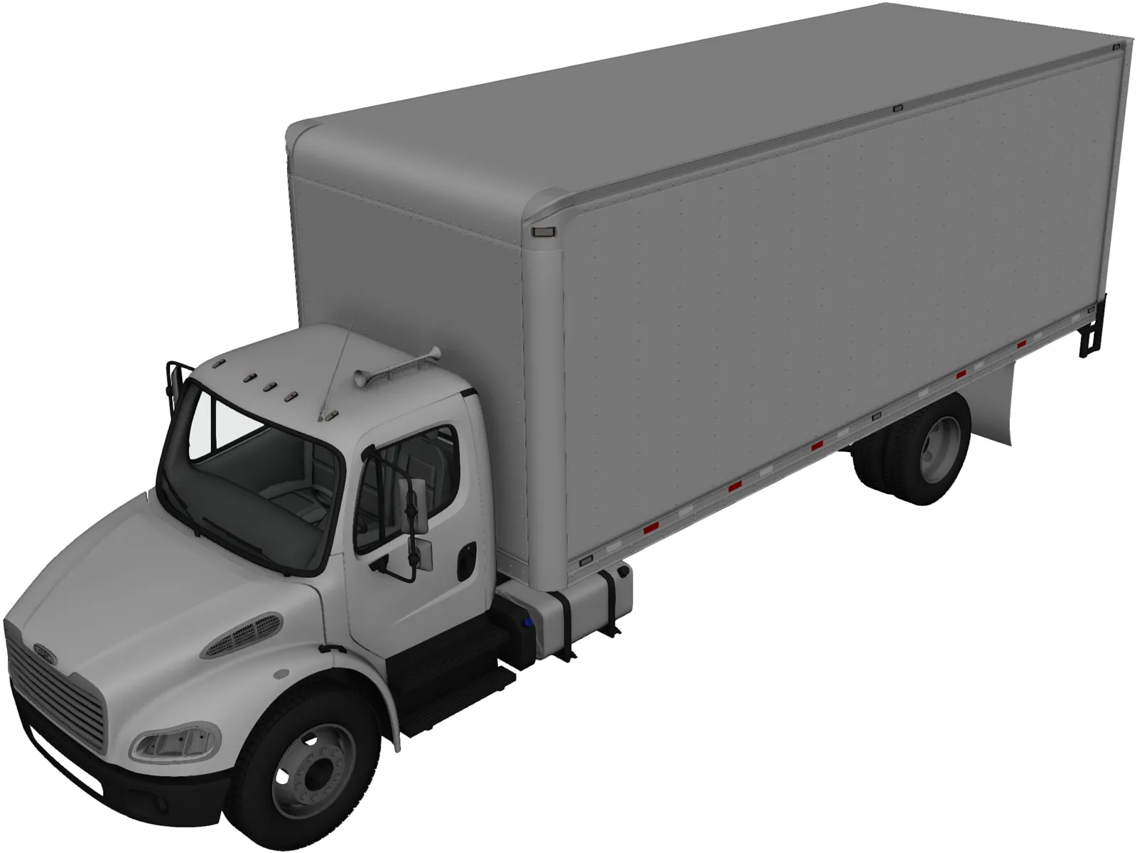 Freightliner Box Truck (2012) 3D Model main preview