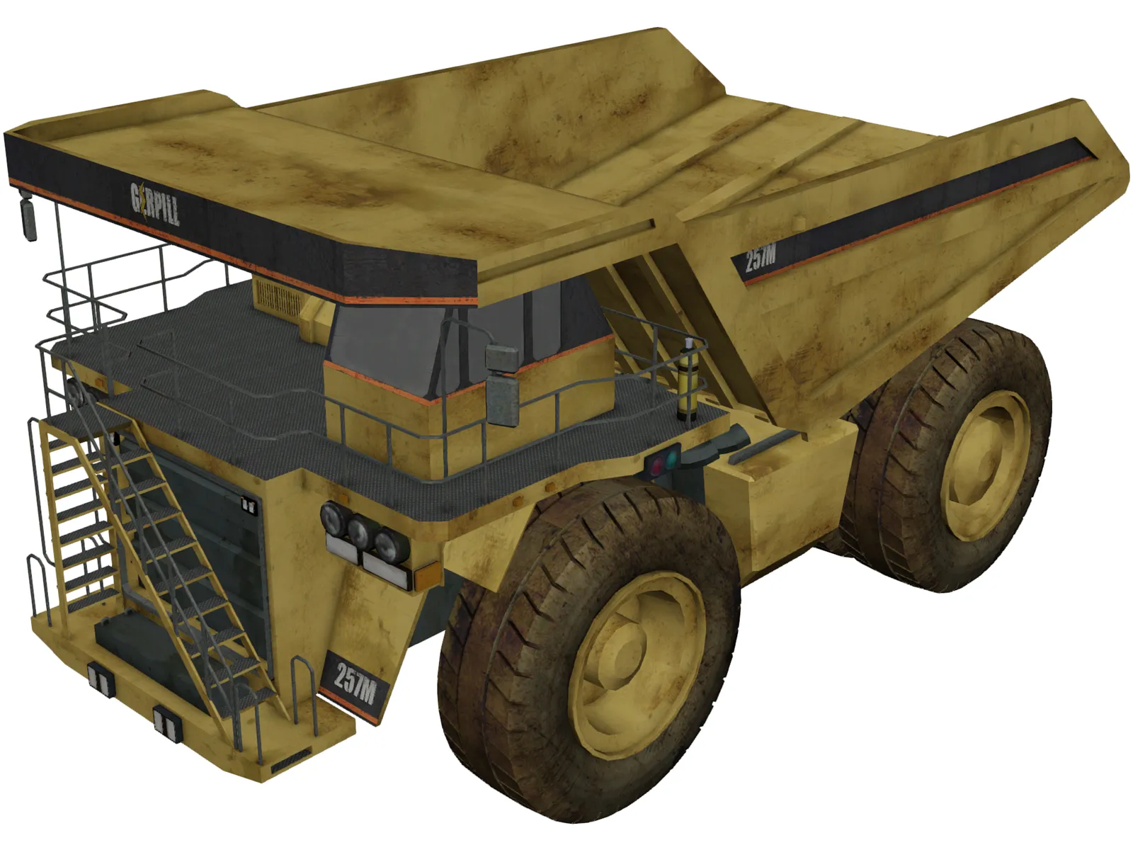 Caterpillar 257M 3D Model main preview