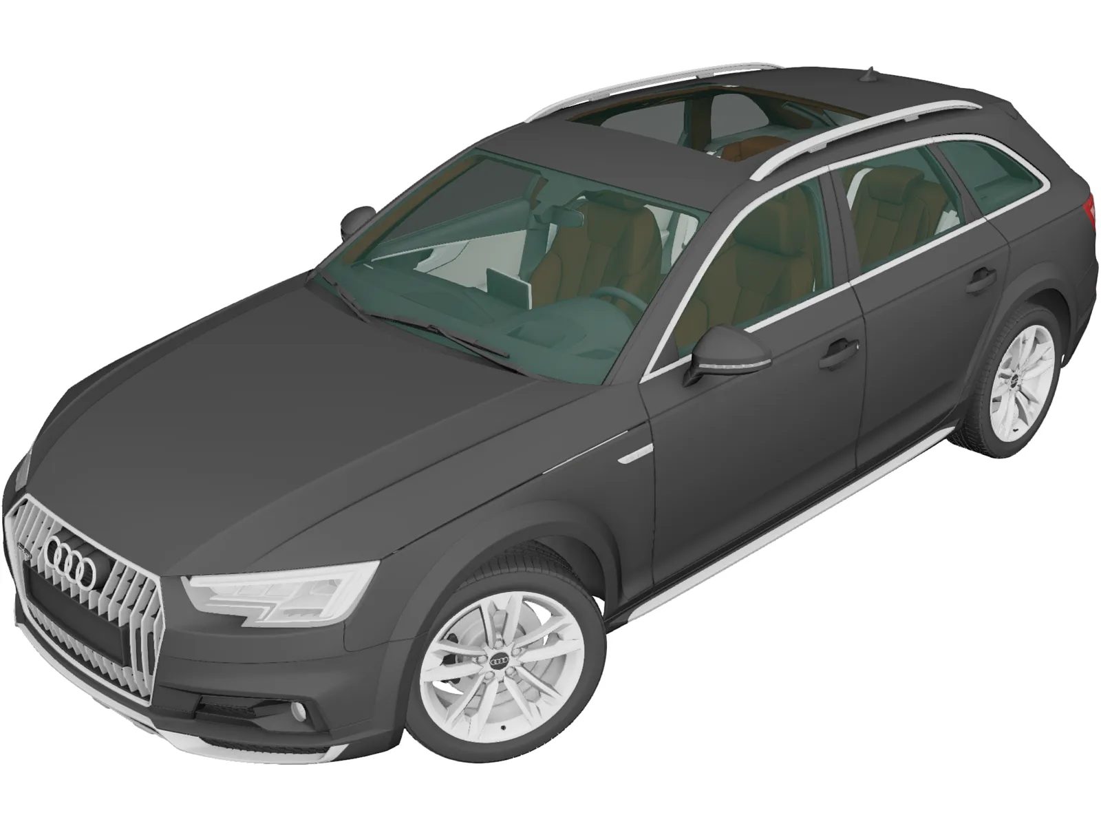 Audi A4 Allroad [B9] (2017) 3D Model main preview