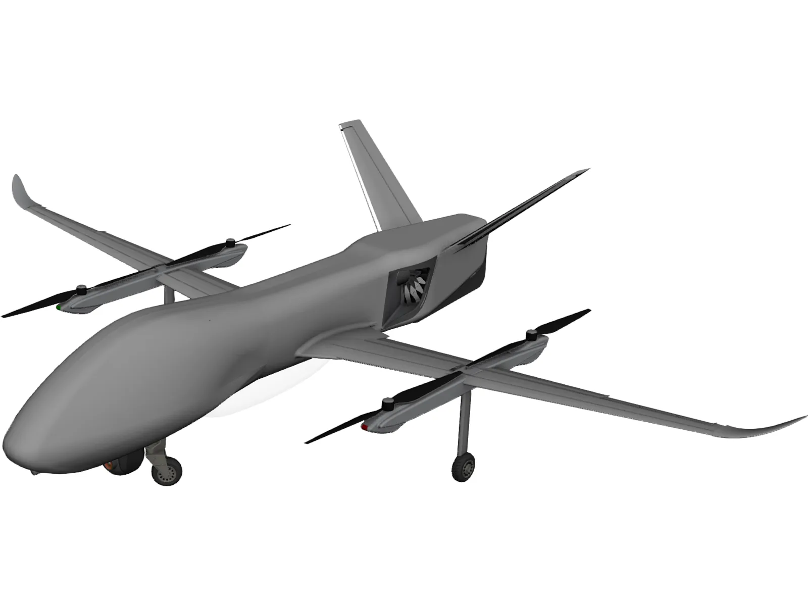 Global Hawk 3D Model main preview
