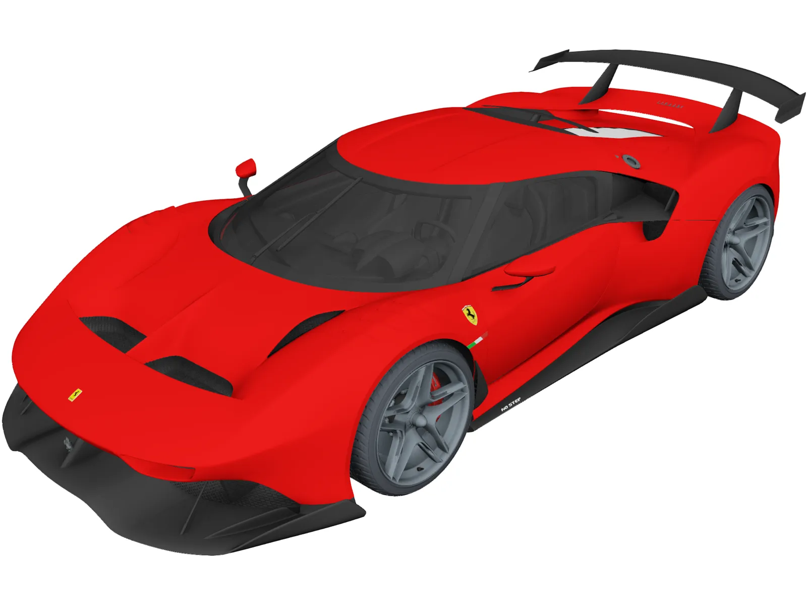 Ferrari P80C (2019) 3D Model main preview