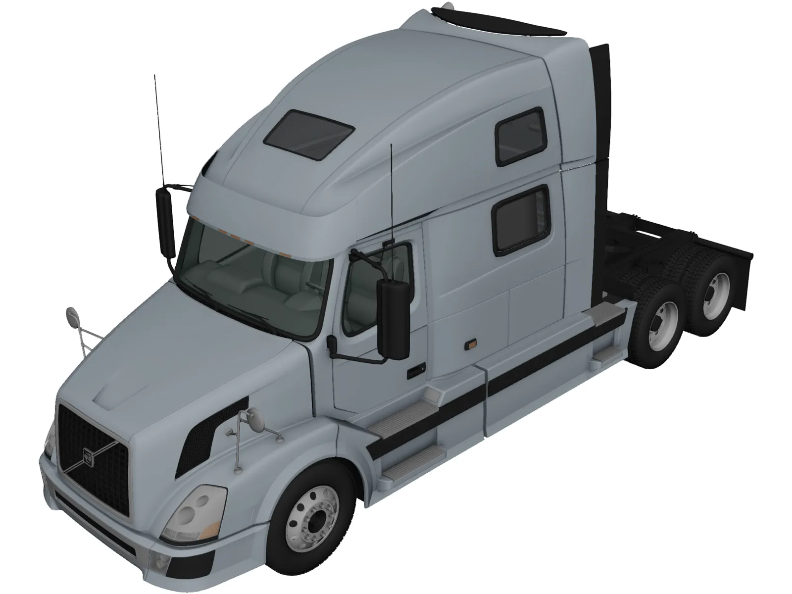 Volvo VNL 780 3D Model main preview
