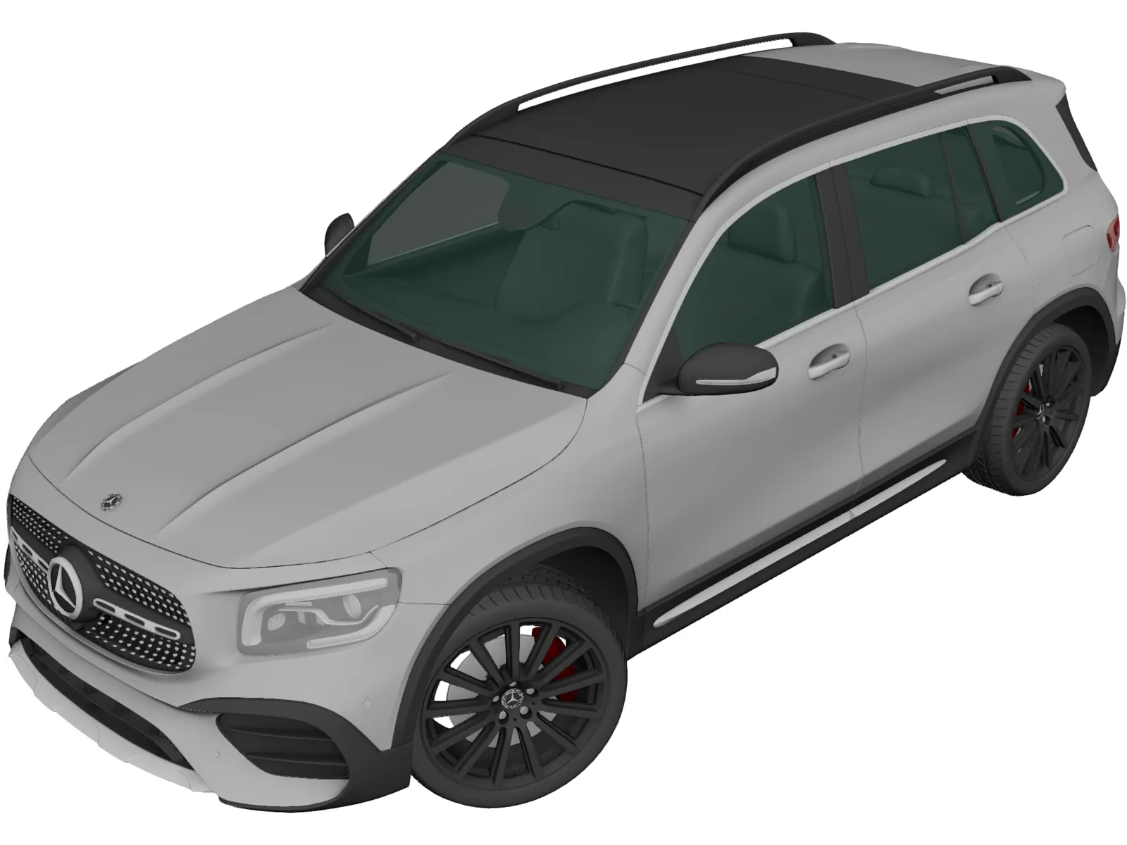Mercedes-Benz GLB AMG (2019) 3D Model main preview