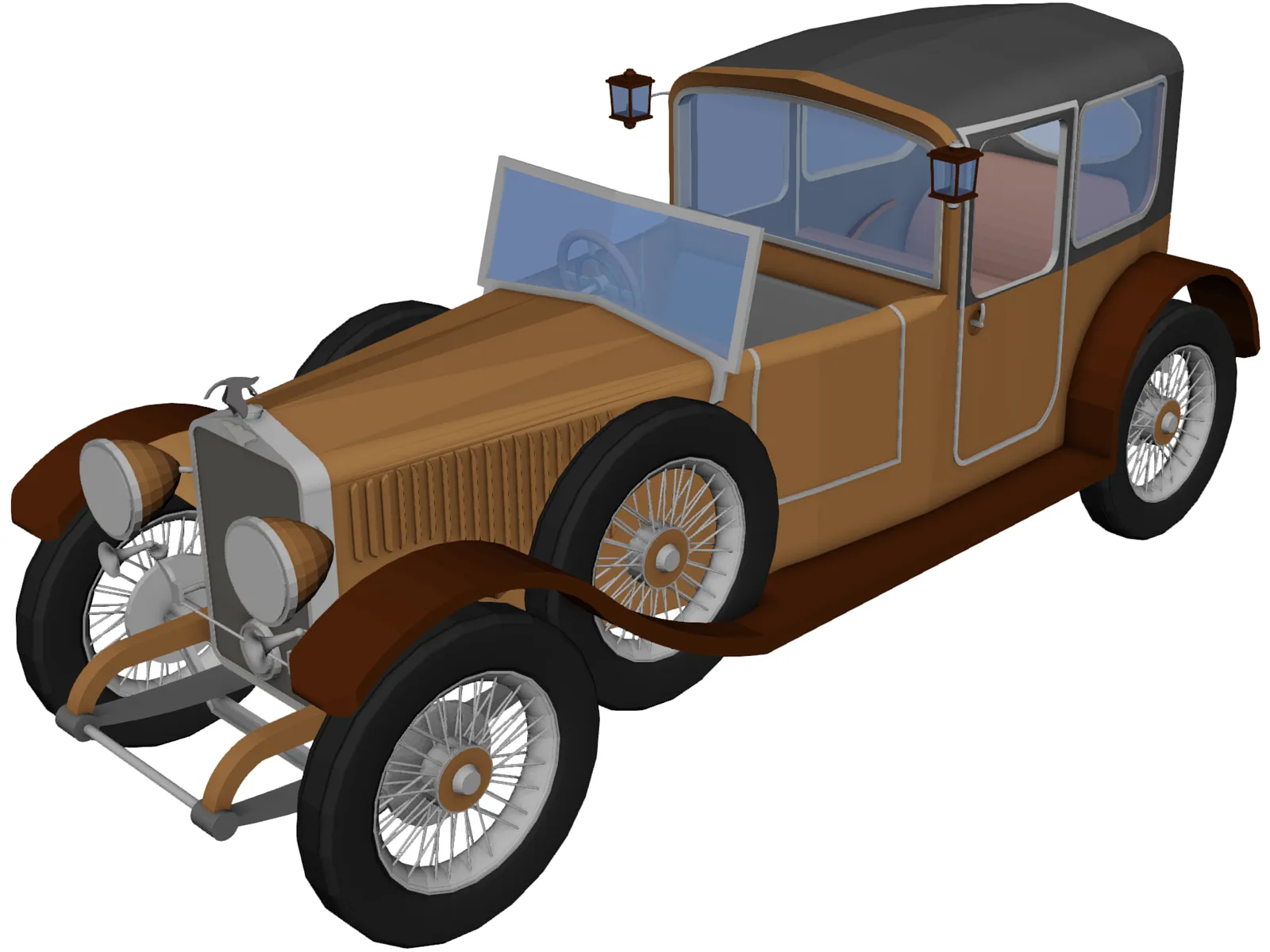 Hispano-Suiza 3D Model main preview