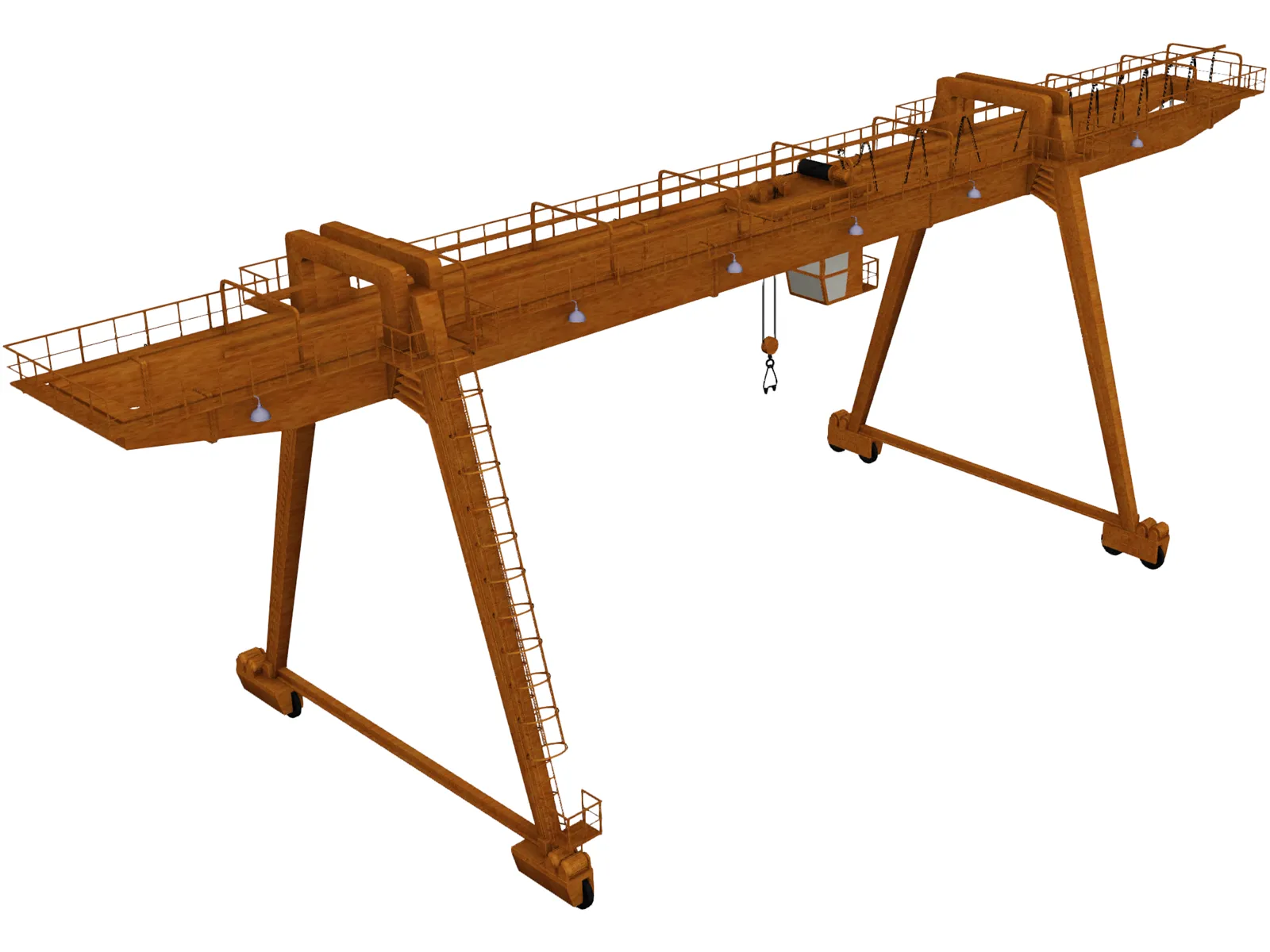 Crane 3D Model main preview