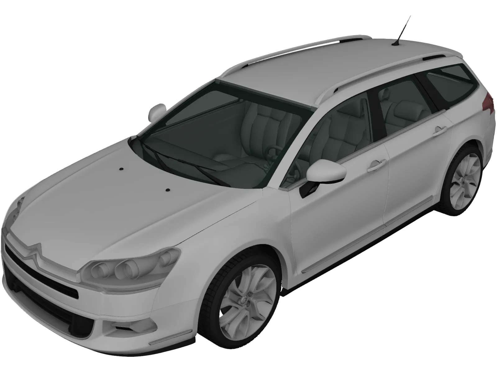 Citroen C5 Tourer (2011) 3D Model main preview