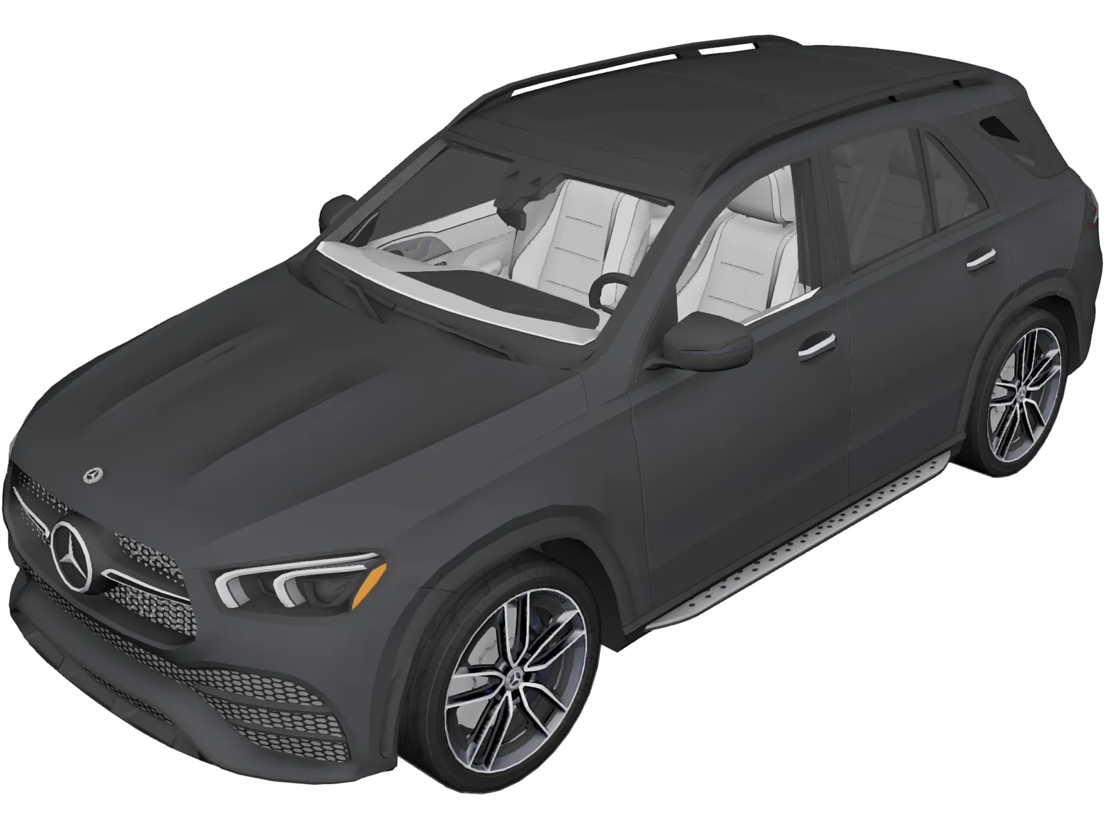 Mercedes-Benz GLE580 (2020) 3D Model main preview