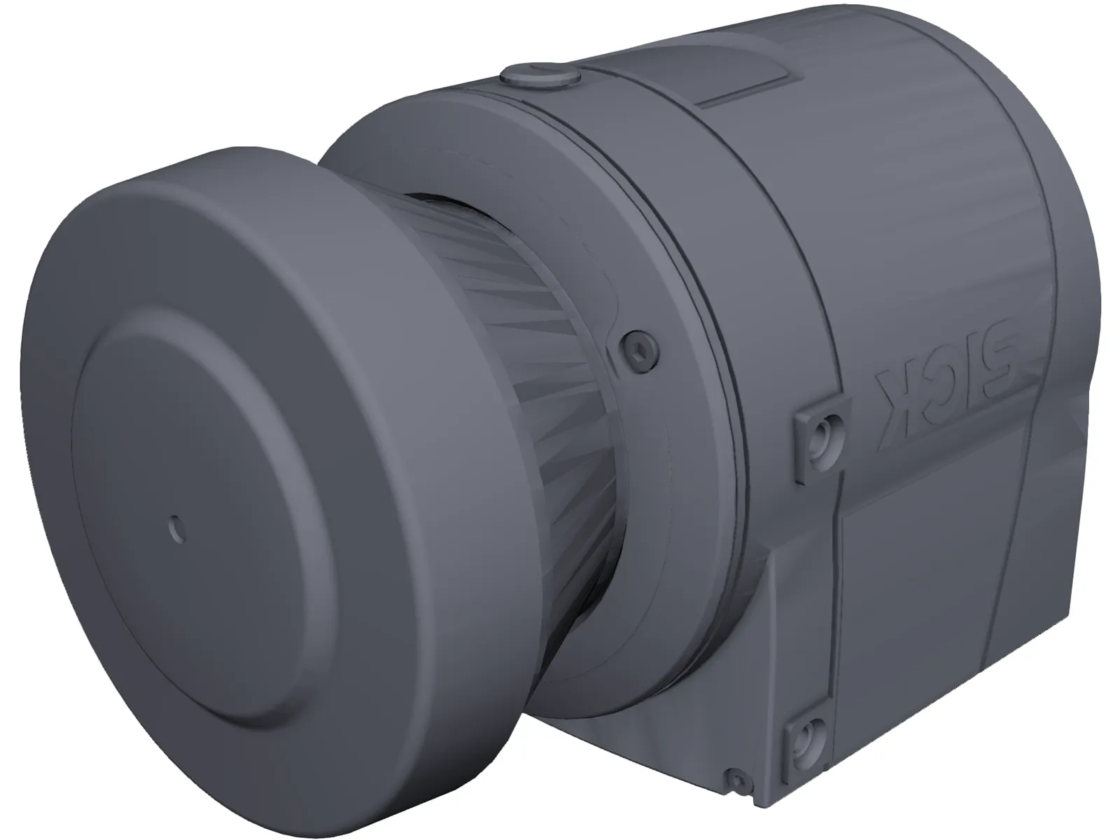 SICK LMS153 Lidar 3D Model main preview